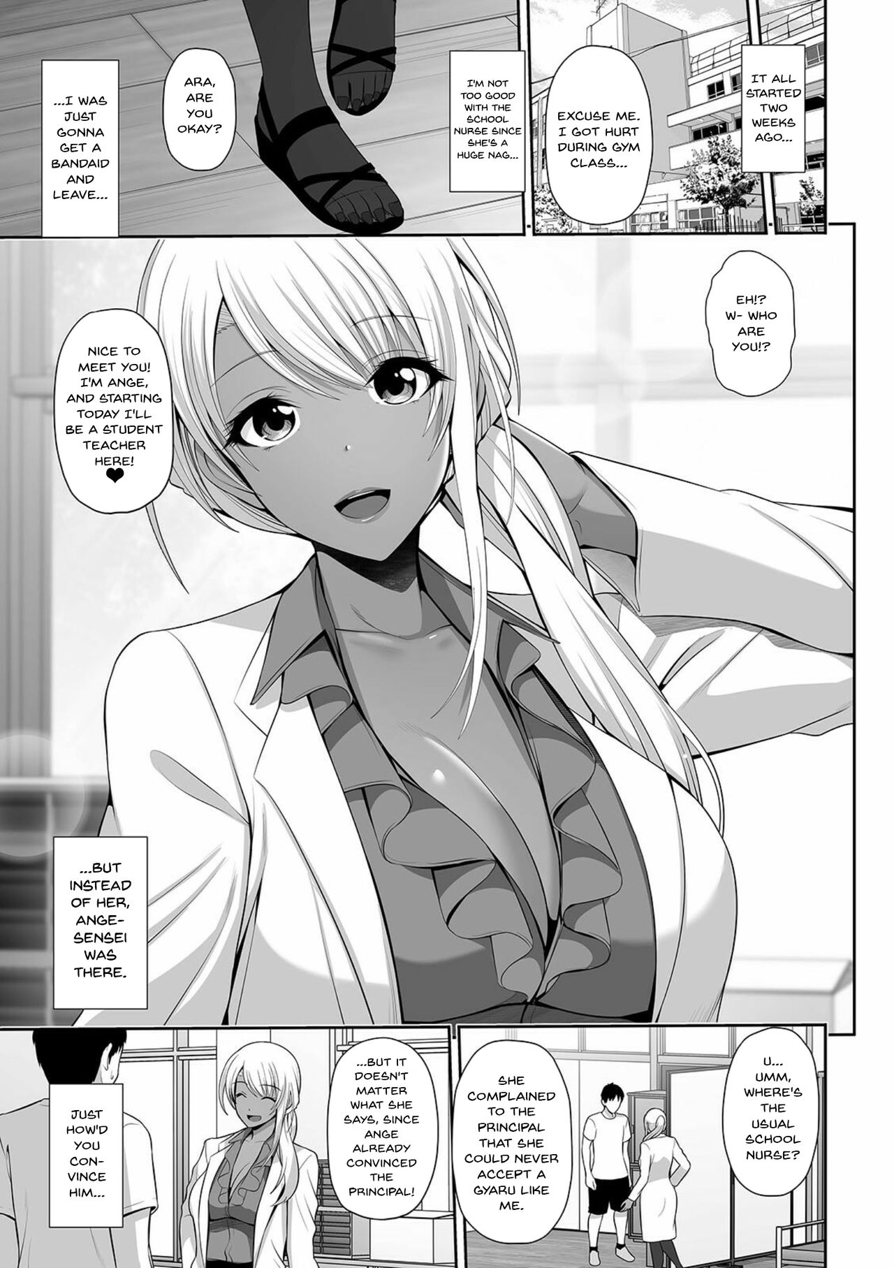 Practical Lessons with a Black Gal Nurse [Toba Yuga] - Chapter 1 — Page 5
