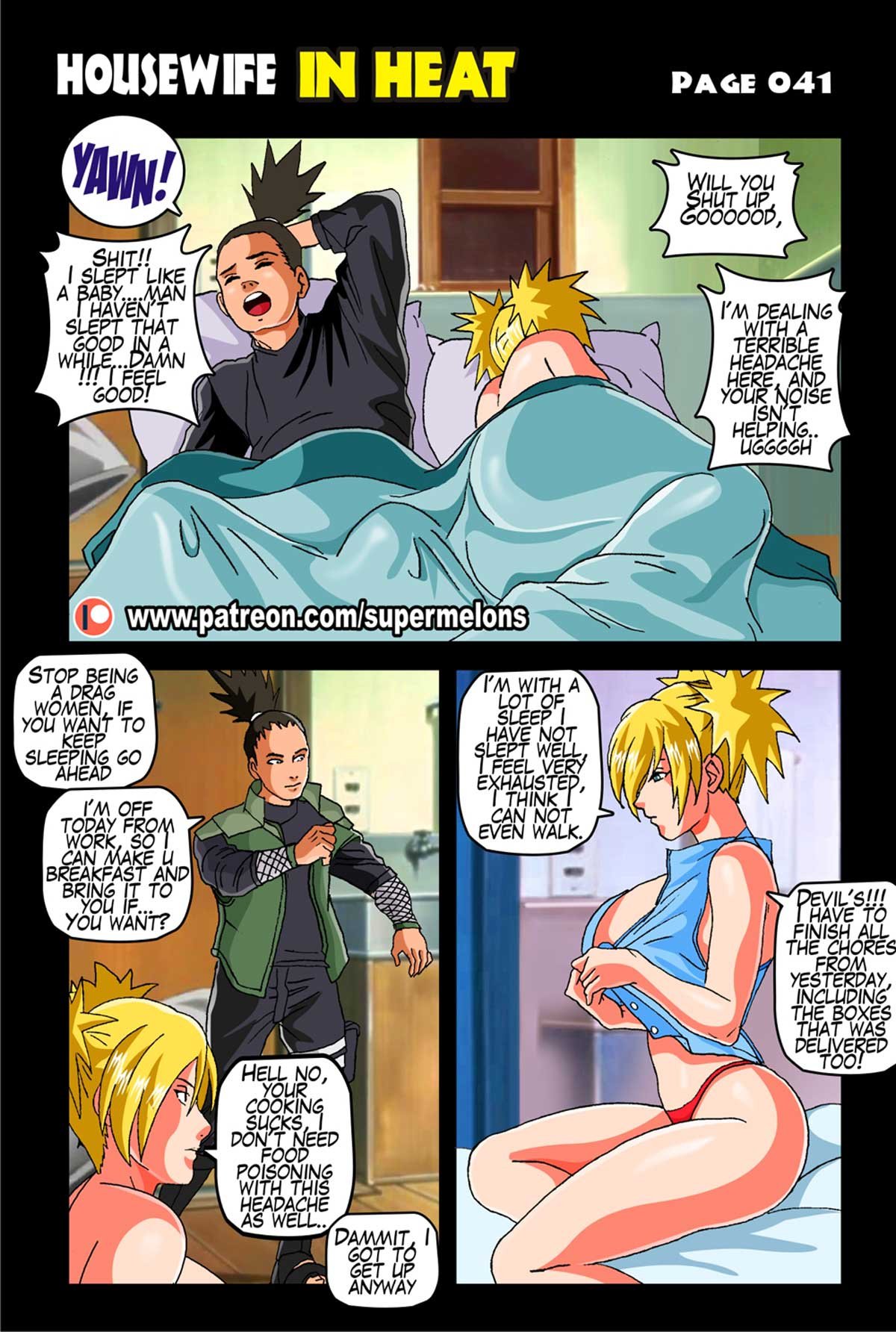 Housewife In Heat (Naruto) [Super Melons] - Chapter 1 — Page 44