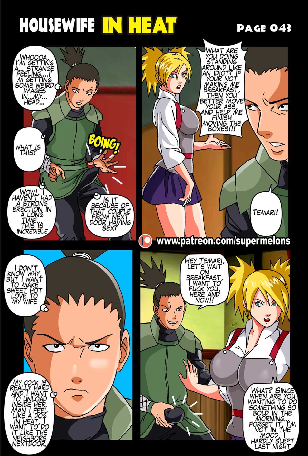 Housewife In Heat (Naruto) [Super Melons] - Chapter 1 — Page 46