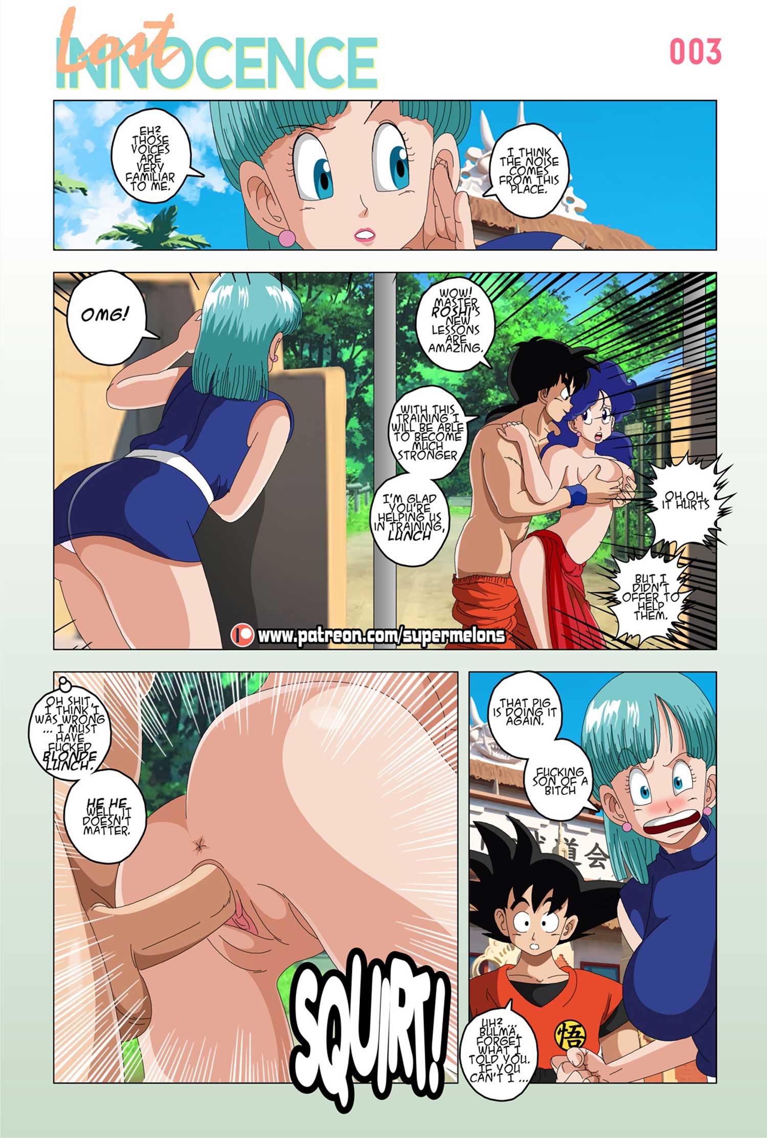Lost Innocence (Dragon Ball) [Super Melons] - Chapter 1 — Page 4