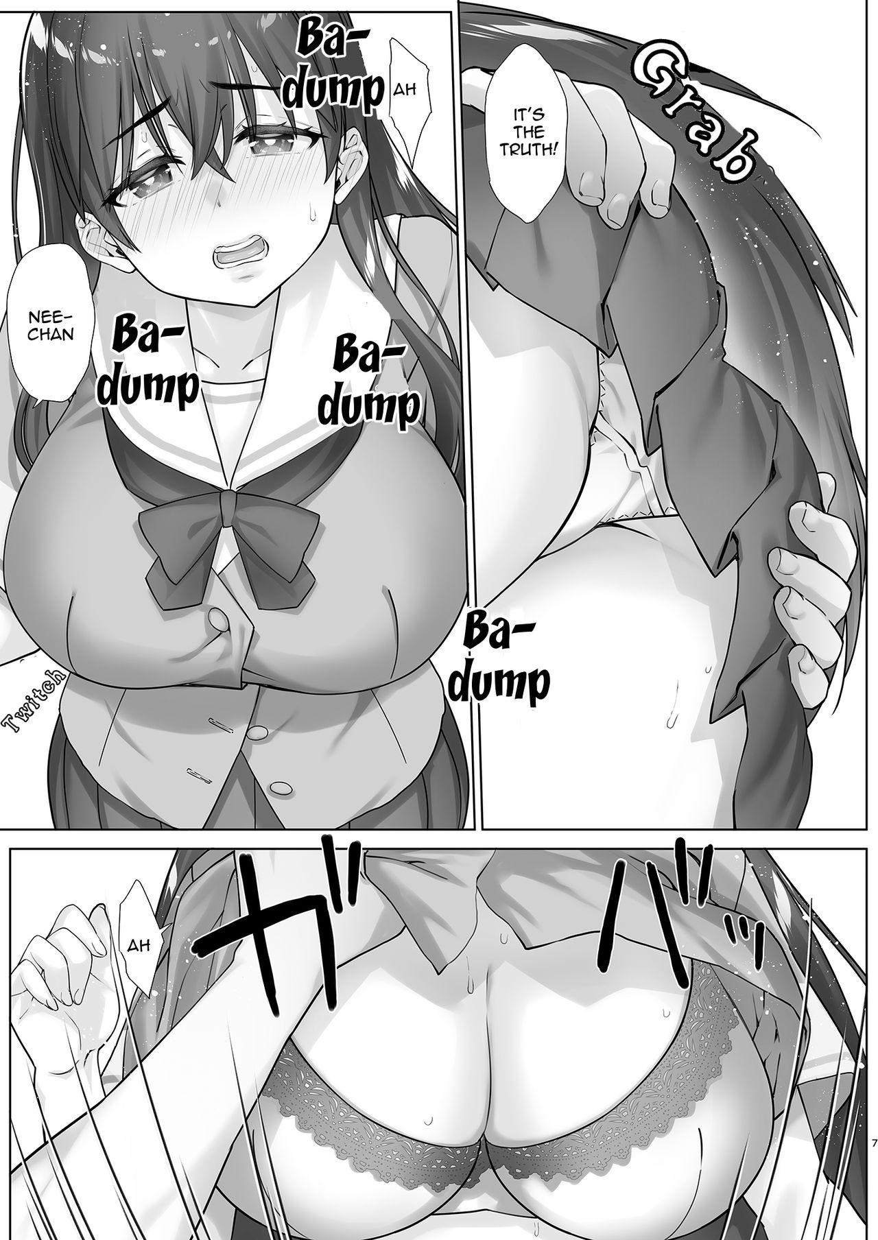 Low Resilience JK Big Sister Manami Won’t Defy her S Younger Brother [Nanase Meruchi] - Chapter 1 — Page 7