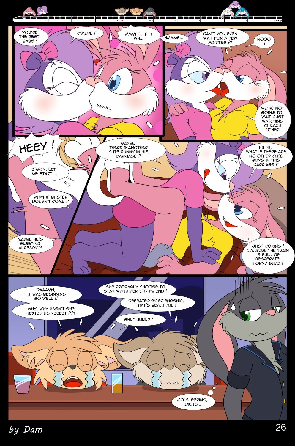 Toons On A Train (Tiny Toon Adventures) [Dam] - Chapter 1 — Page 26