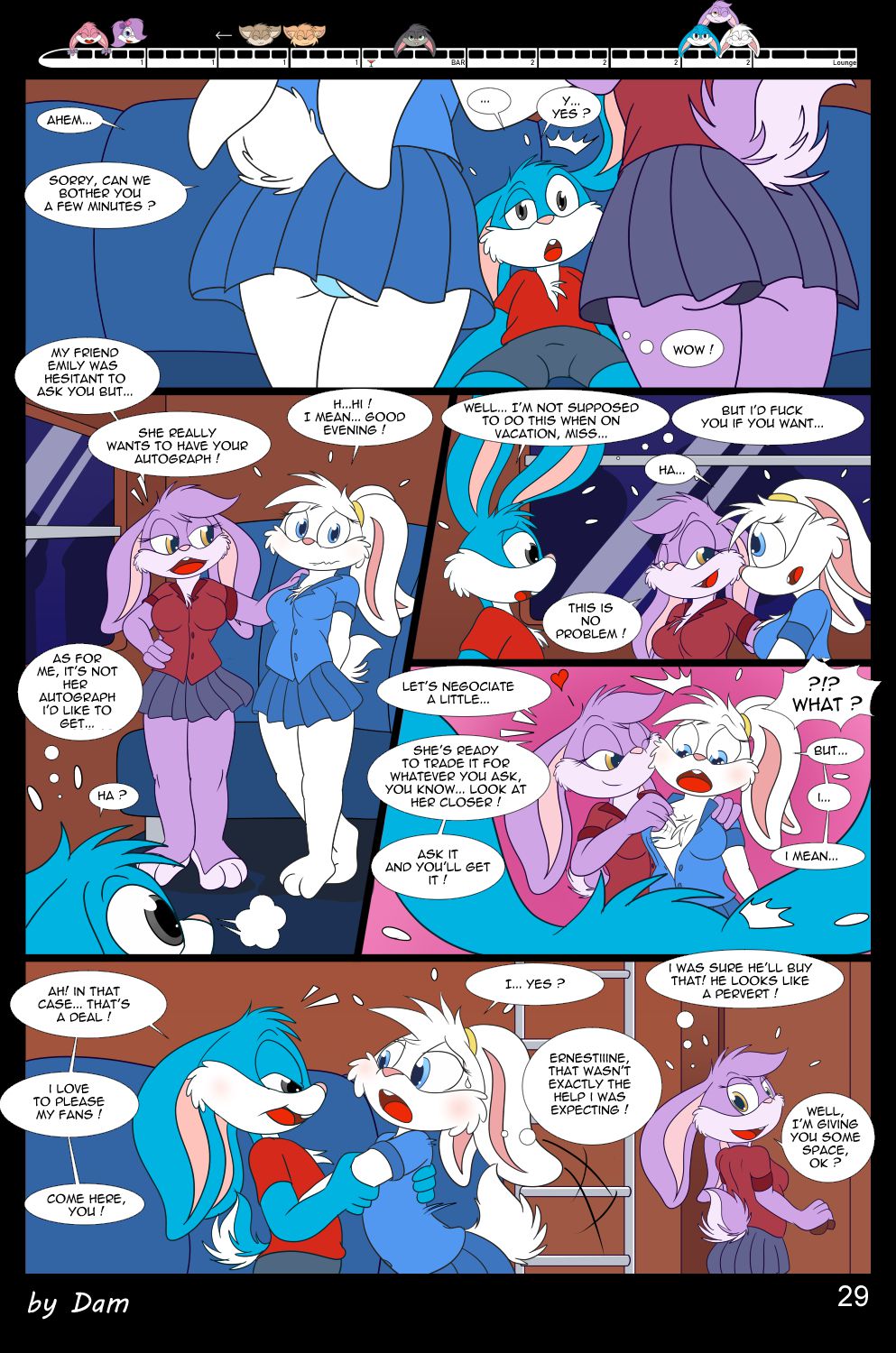 Toons On A Train (Tiny Toon Adventures) [Dam] - Chapter 1 — Page 29