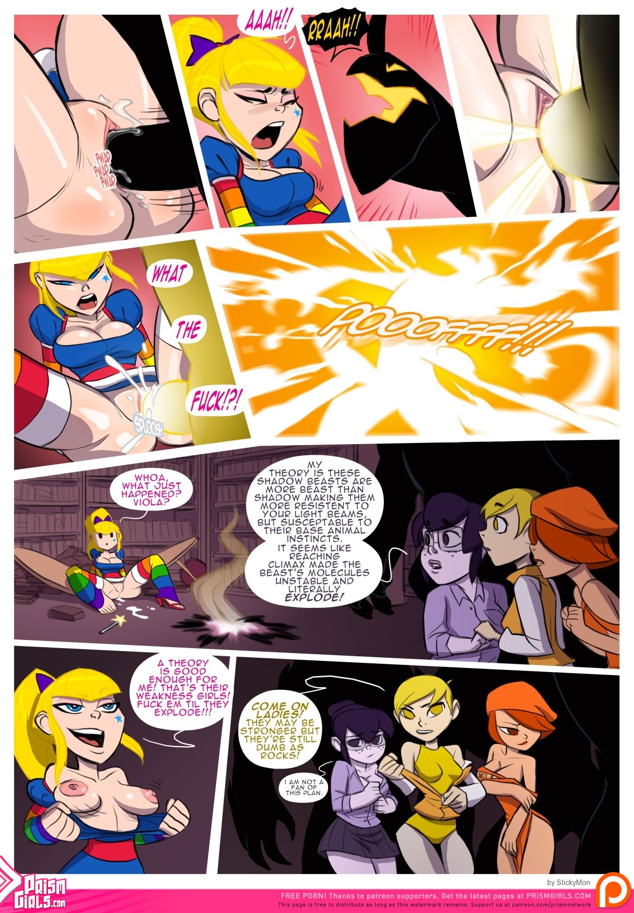 Rainbow Sprite: Hunger of the Shadow Beasts (Rainbow Brite) [StickyMon] - Chapter 1 — Page 10