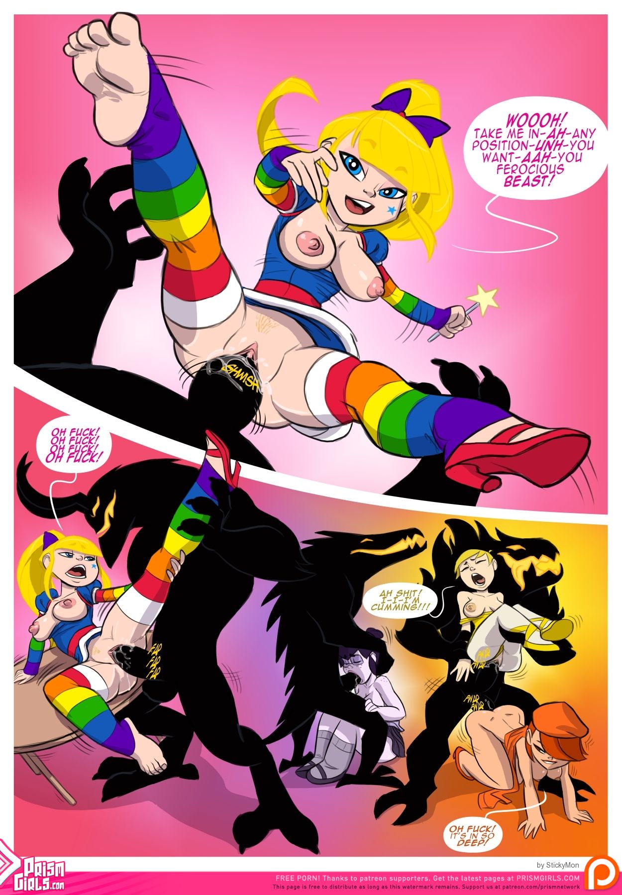 Rainbow Sprite: Hunger of the Shadow Beasts (Rainbow Brite) [StickyMon] - Chapter 1 — Page 14