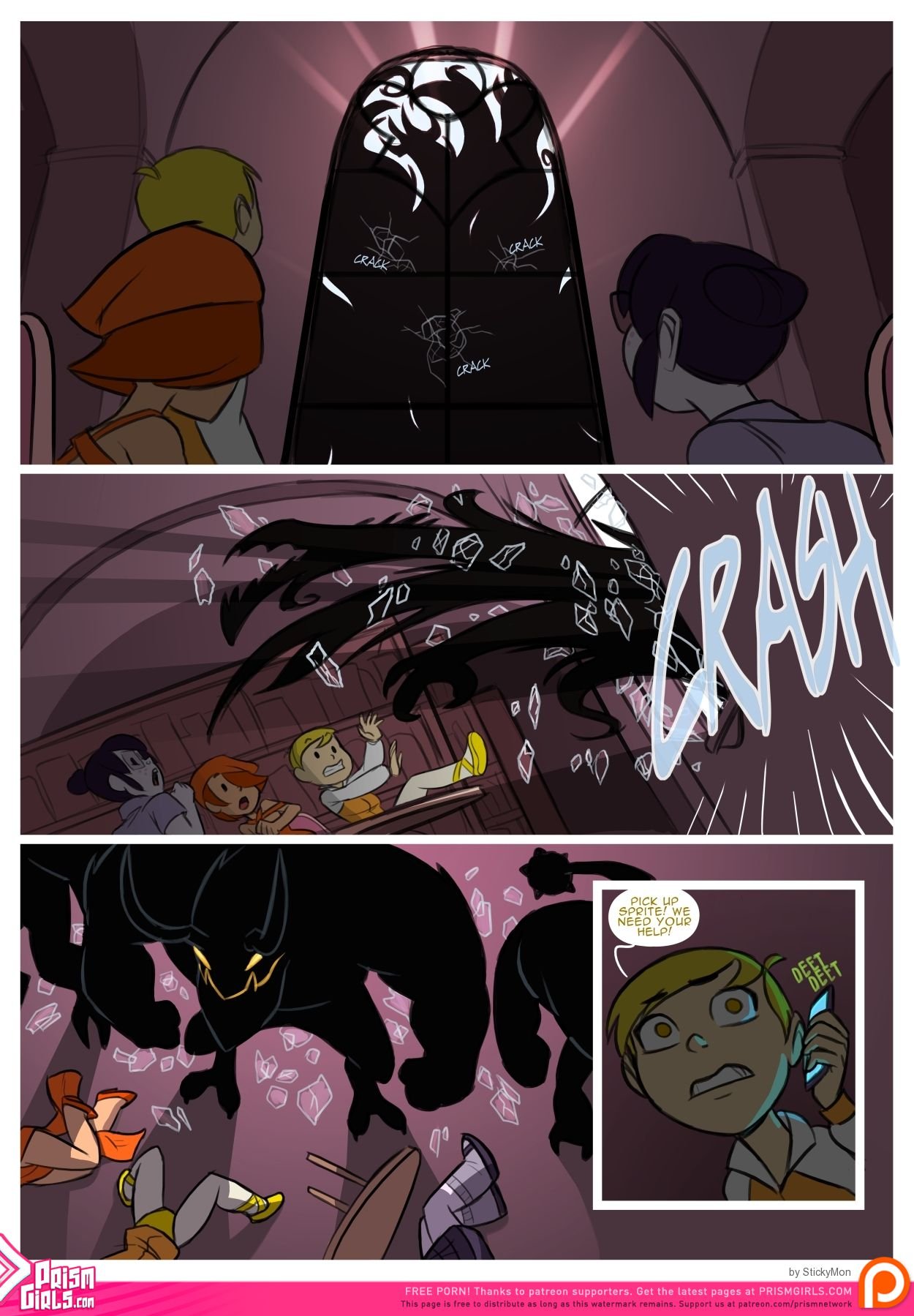Rainbow Sprite: Hunger of the Shadow Beasts (Rainbow Brite) [StickyMon] - Chapter 1 — Page 4