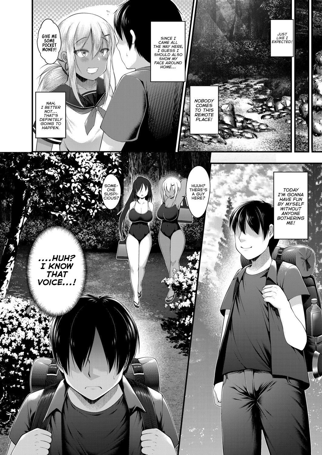 Hitori Camp o Shite itara Kuro Gal JK [Kotoba Ai] - Chapter 1 — Page 4