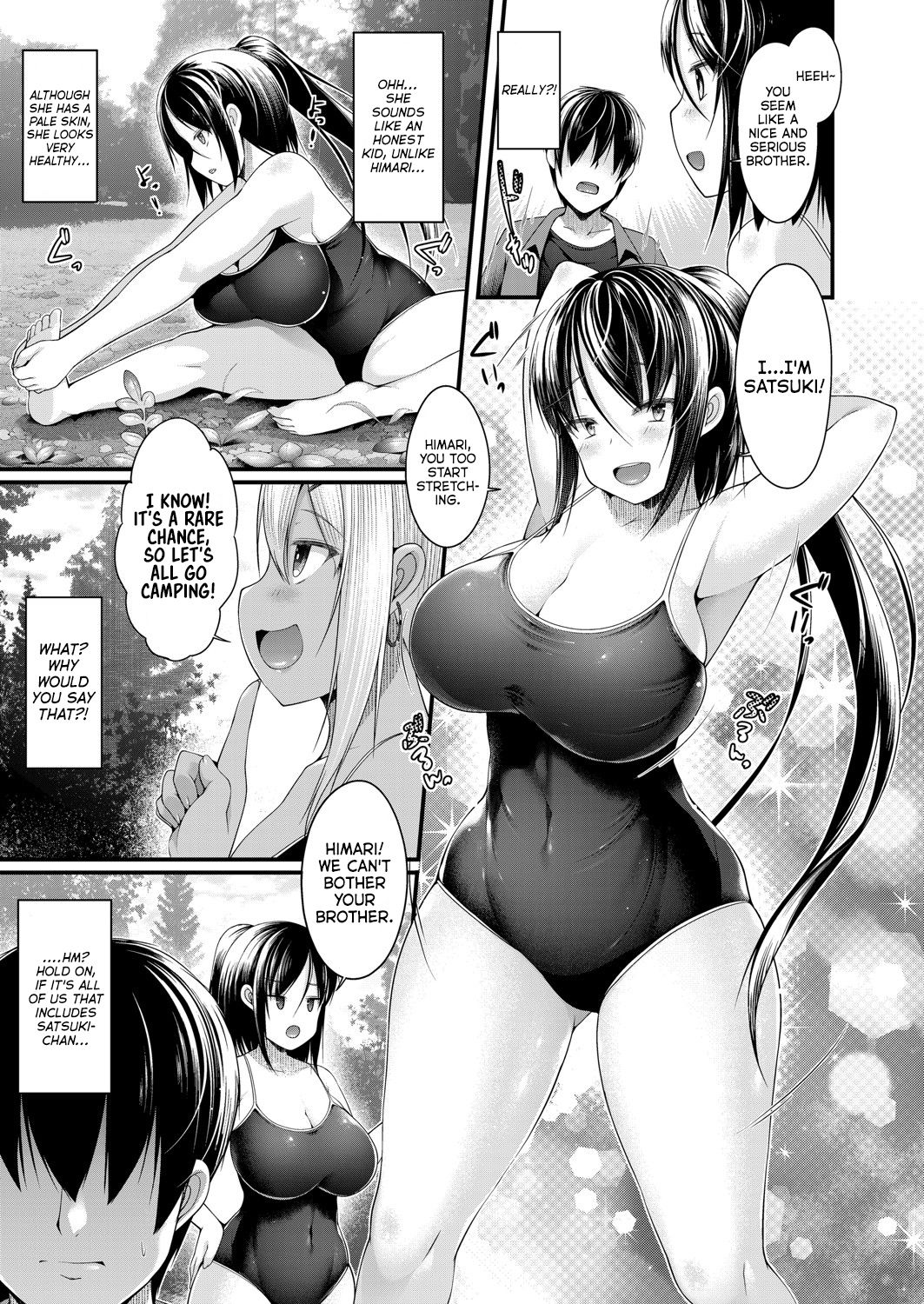 Hitori Camp o Shite itara Kuro Gal JK [Kotoba Ai] - Chapter 1 — Page 7