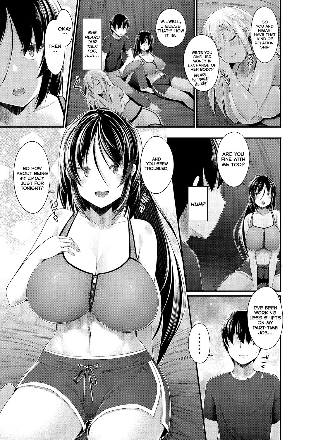 Hitori Camp o Shite itara Kuro Gal JK [Kotoba Ai] - Chapter 2 — Page 9