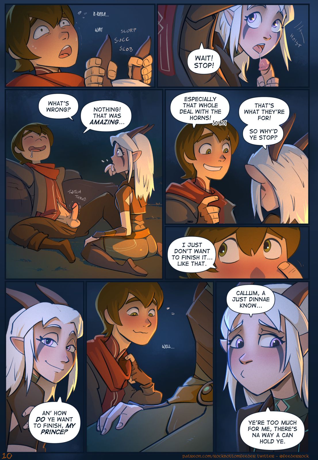 Of Hung Princes and Horny Elves (The Dragon Prince) [Hagfish] - Chapter 1 — Page 12
