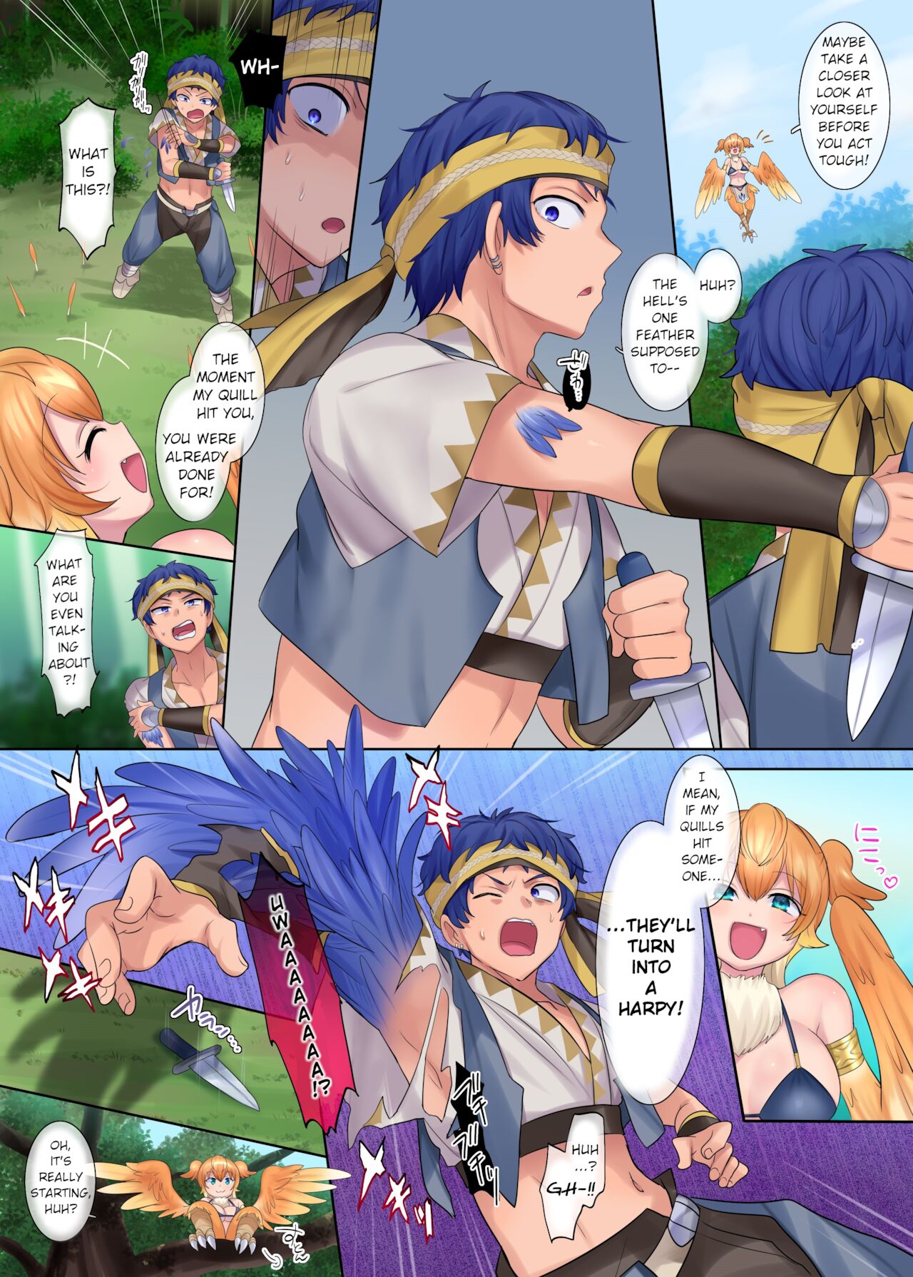 Monster Girl TS Dungeon [Hiiragi Popura, Nano] - Chapter 1 — Page 8