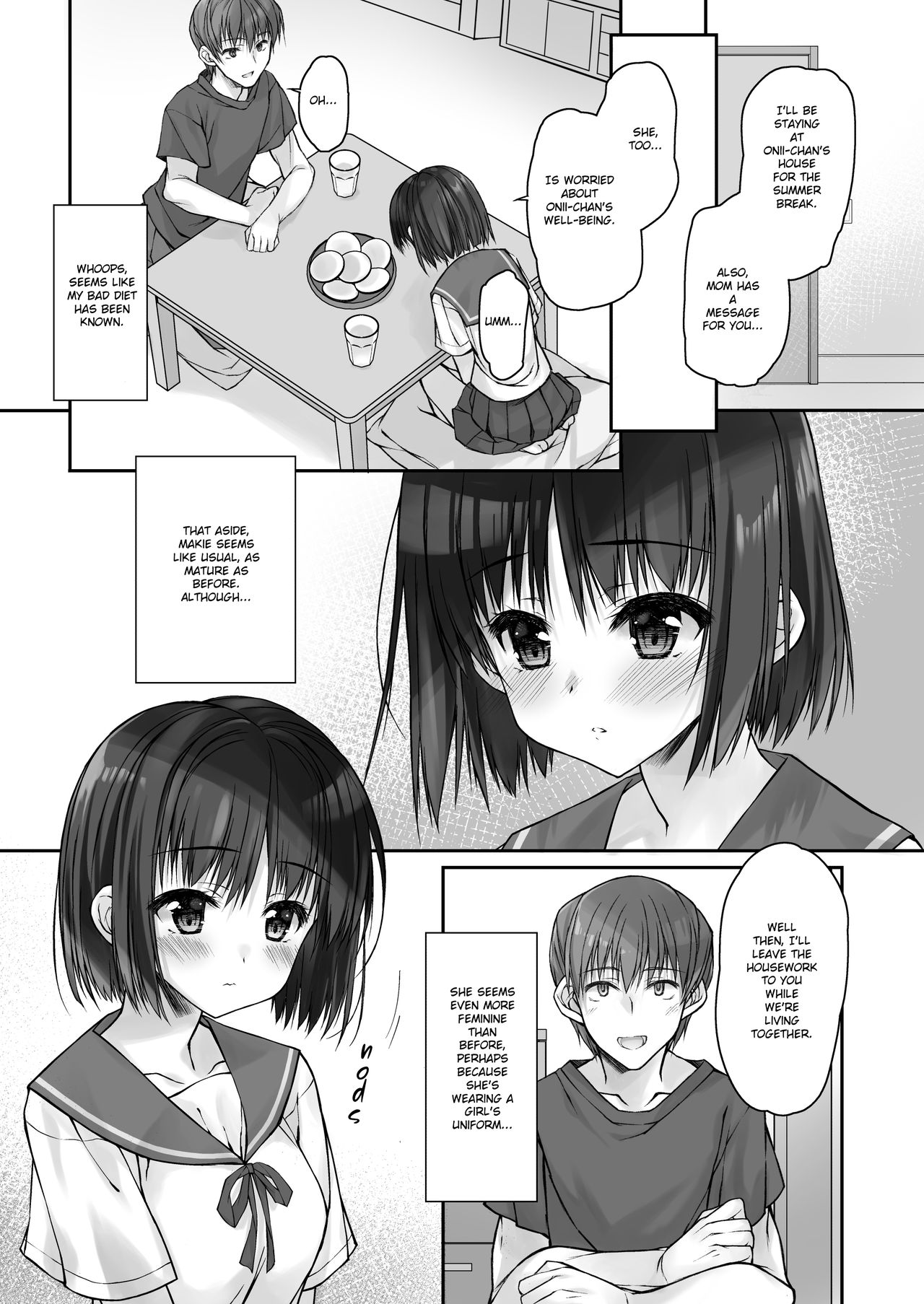 My Step-Sister That Hasn’t Known Love Yet Has an Anal Secret [Daikon Purin Su] - Chapter 1 — Page 5