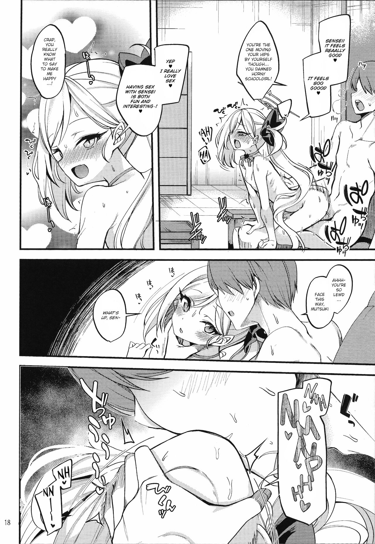 Mutsuki I.Ta.Zu.Ra (Blue Archive) [Gokubuto Mayuge] - Chapter 1 — Page 18