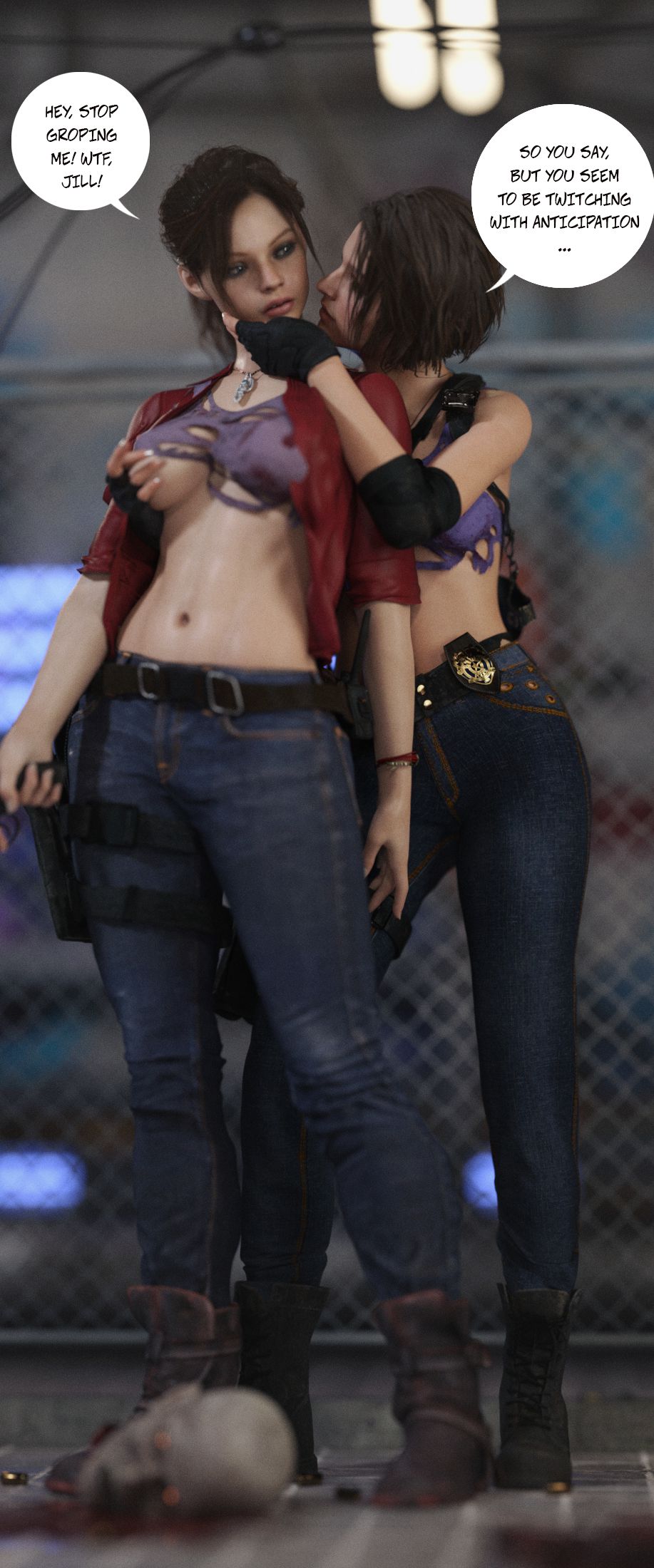 Hazard Level (Resident Evil) [Ashley Sugar] - Chapter 1 — Page 16