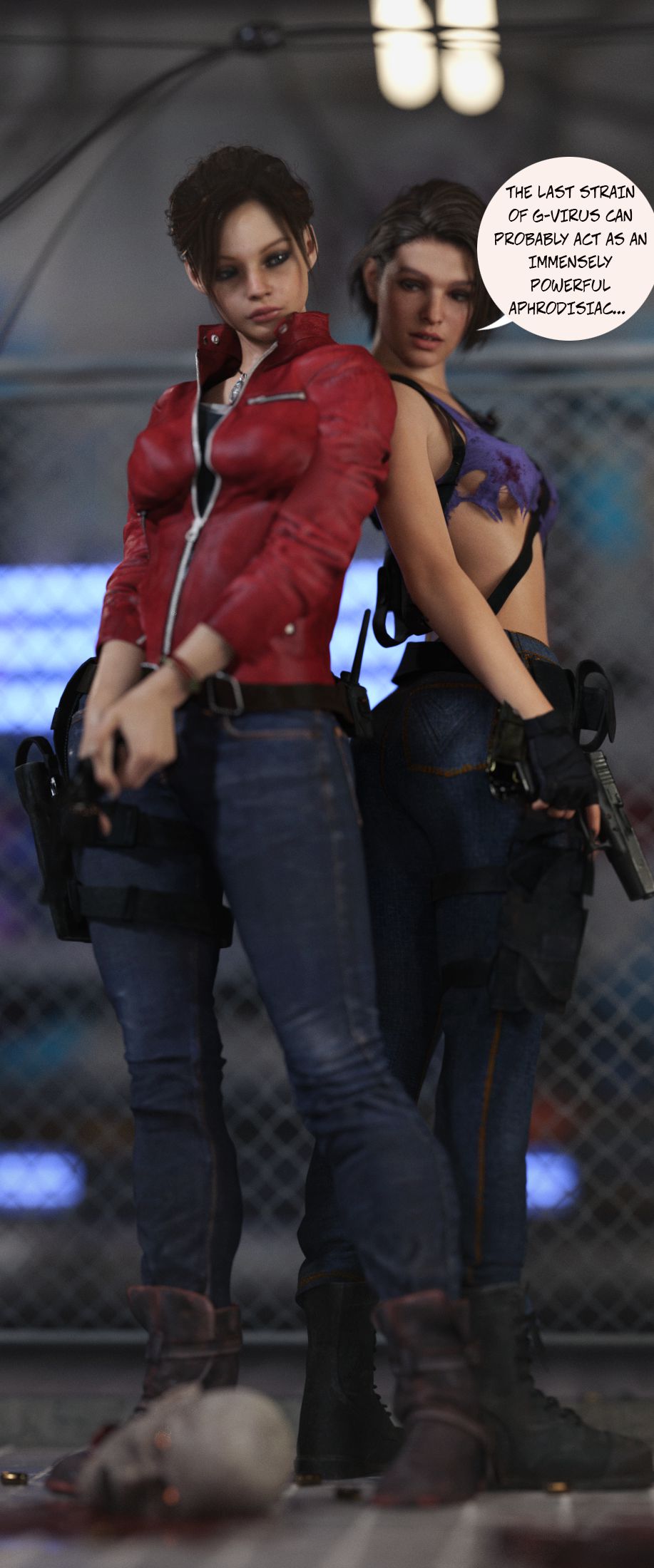 Hazard Level (Resident Evil) [Ashley Sugar] - Chapter 1 — Page 9