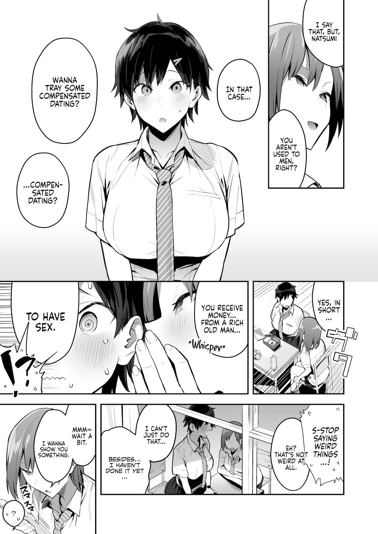 Healthy Boyish Girl Does Compensated Dating. [Enokido] - Chapter 1 — Page 5