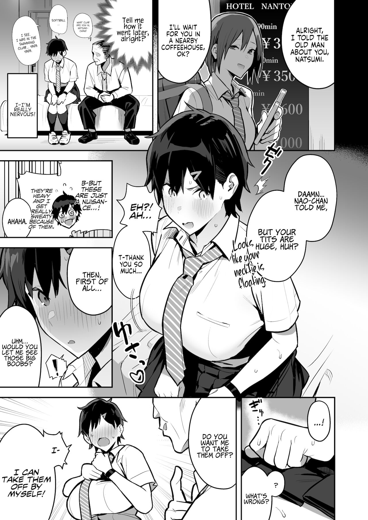 Healthy Boyish Girl Does Compensated Dating. [Enokido] - Chapter 1 — Page 9