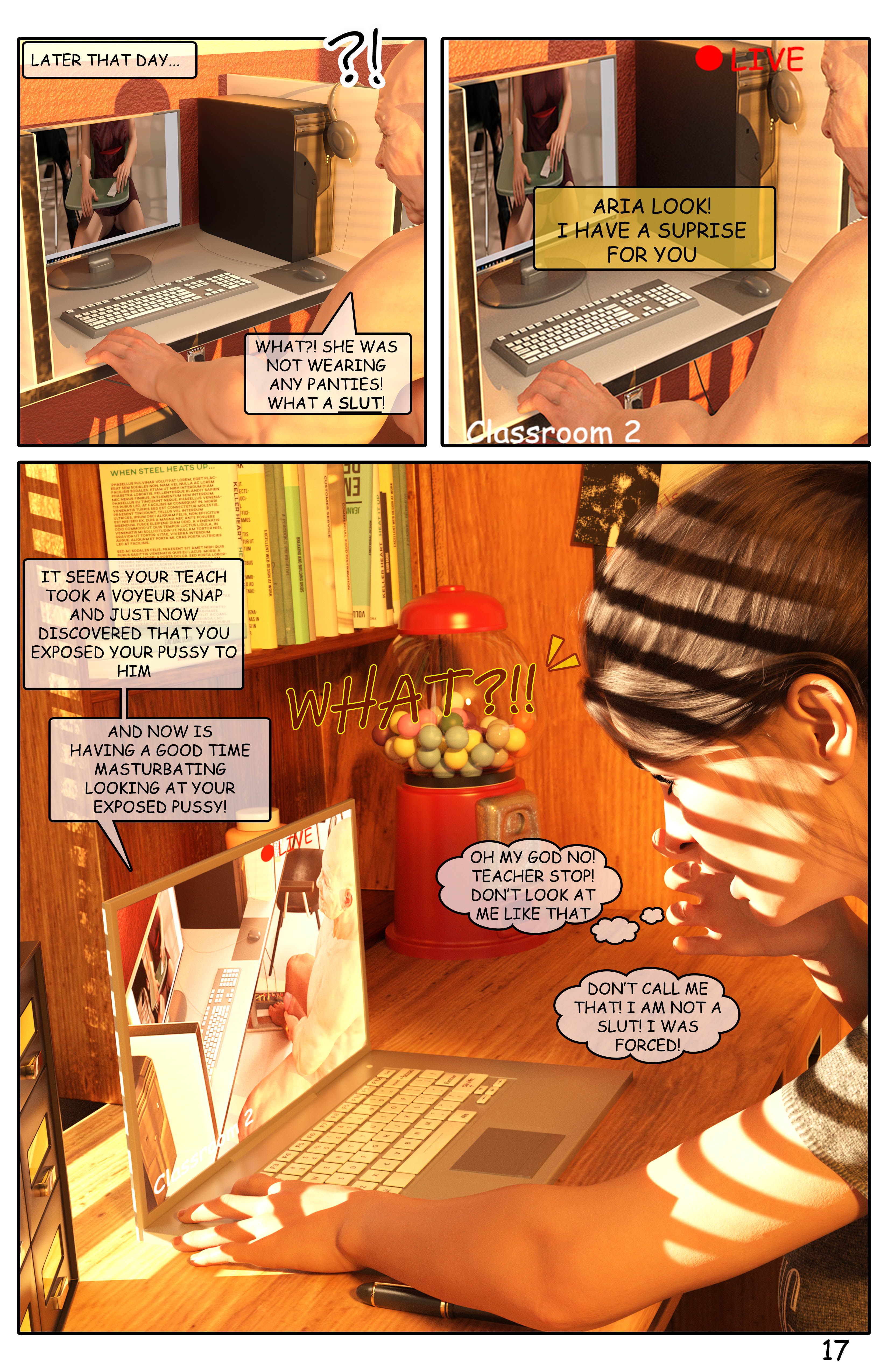 The Public Training Of Aria [Ero3DLight] - Chapter 2 — Page 22