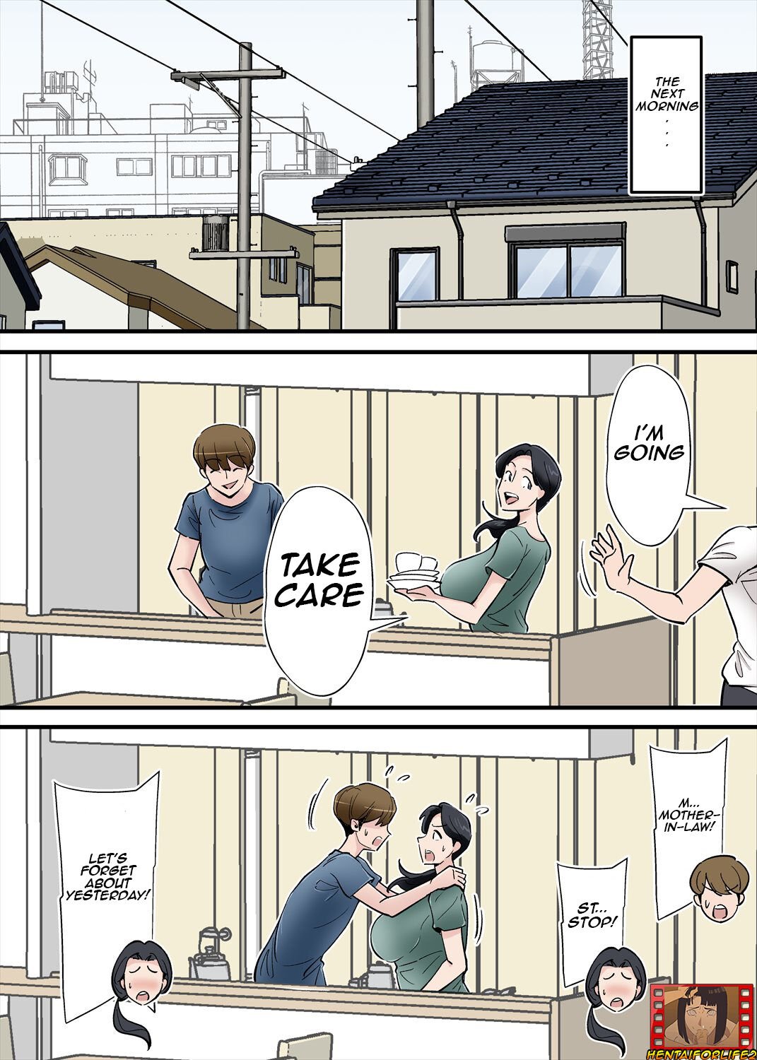 I want to cuckcold my wife with mother-in-law’s big breasts [Nobishiro] - Chapter 1 — Page 15