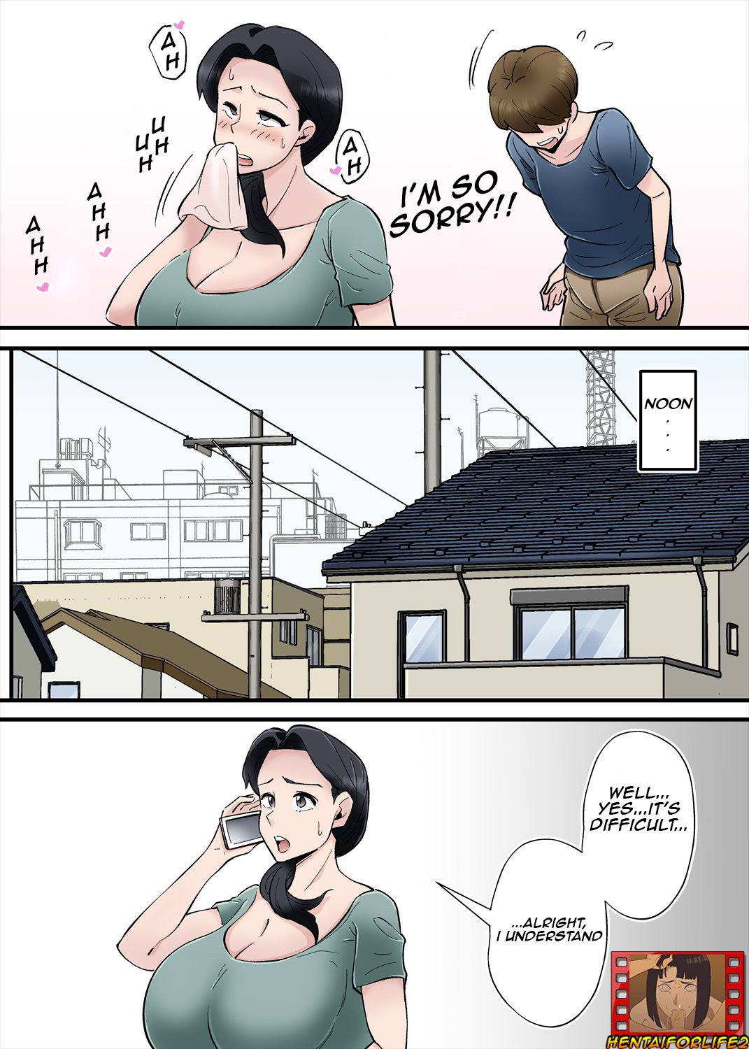 I want to cuckcold my wife with mother-in-law’s big breasts [Nobishiro] - Chapter 1 — Page 18