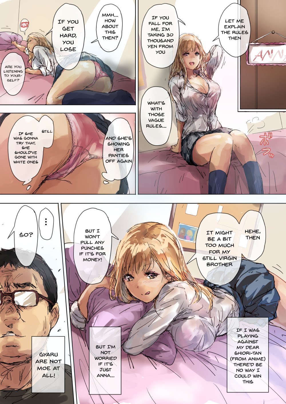 A Cheeky Gyaru Schoolgirl Gets Reformed By Her Otaku Older Brother’s Cock [Matsukura Nemu] - Chapter 1 — Page 4