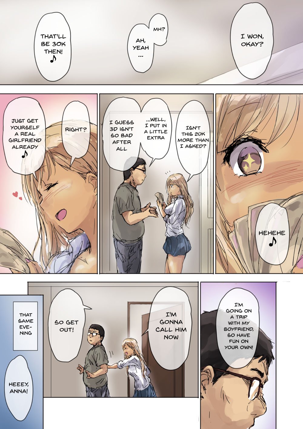 A Cheeky Gyaru Schoolgirl Gets Reformed By Her Otaku Older Brother’s Cock [Matsukura Nemu] - Chapter 1 — Page 8