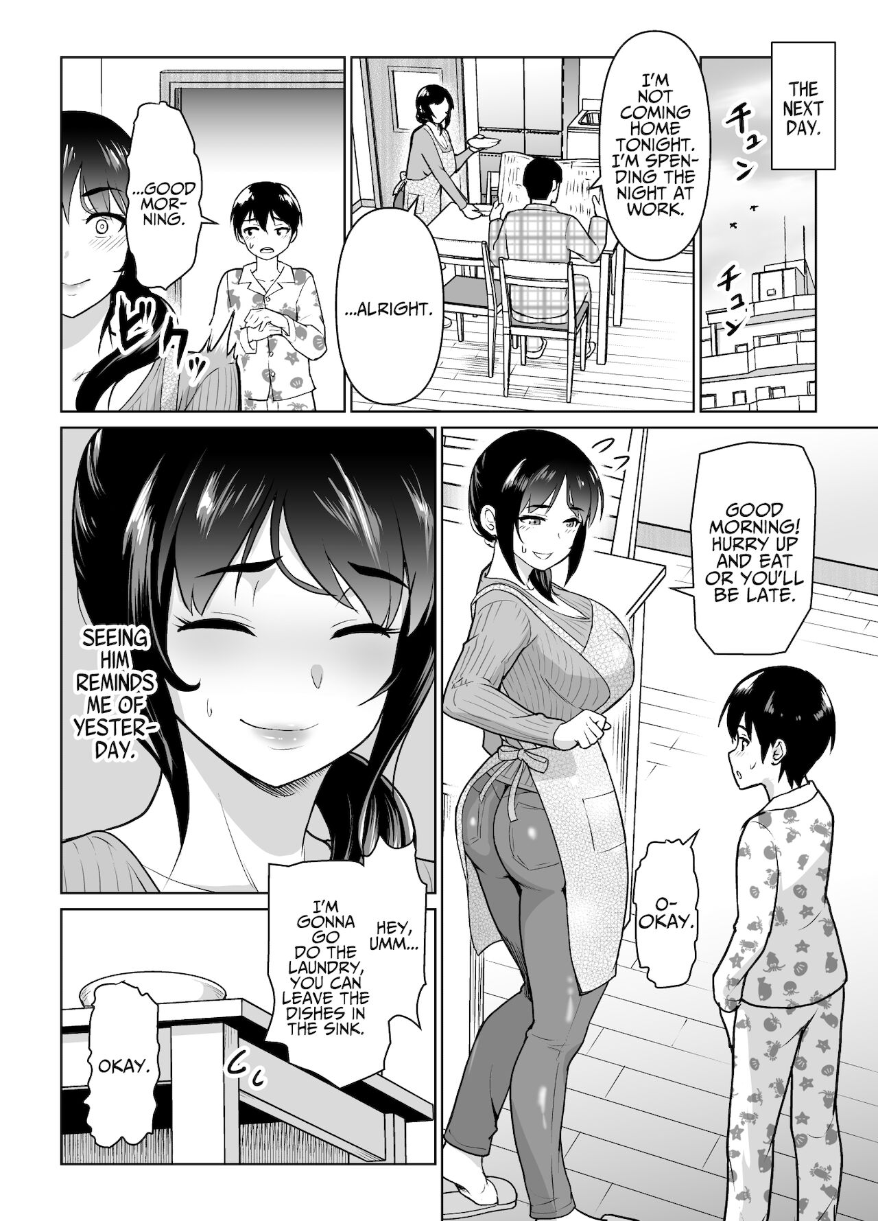 A romantic relationship that begins with a mother and child [Nihito] - Chapter 1 — Page 16