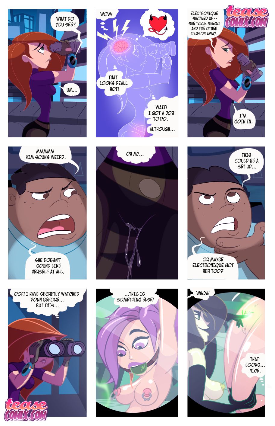 Kinky Possible – A Villain’s Bitch Remastered (Kim Possible) [Tease Comix] - Chapter — Page 7