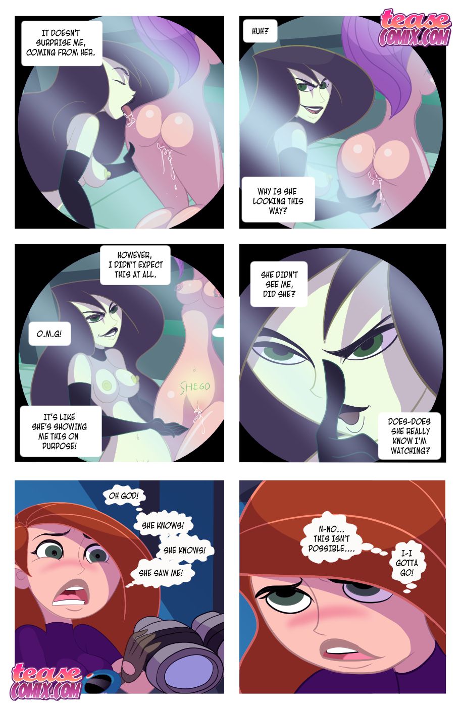 Kinky Possible – A Villain’s Bitch Remastered (Kim Possible) [Tease Comix] - Chapter — Page 8