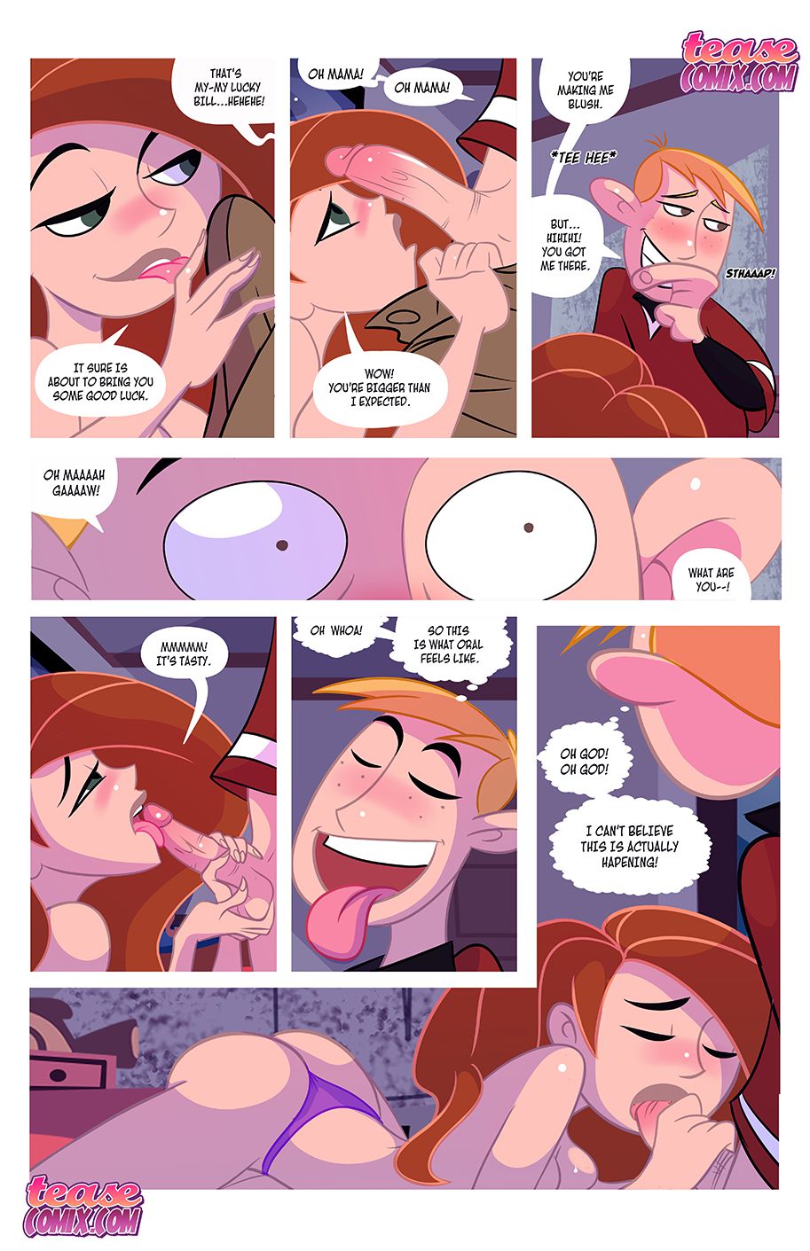 Kinky Possible – A Villain’s Bitch Remastered (Kim Possible) [Tease Comix] - Chapter 2 — Page 12