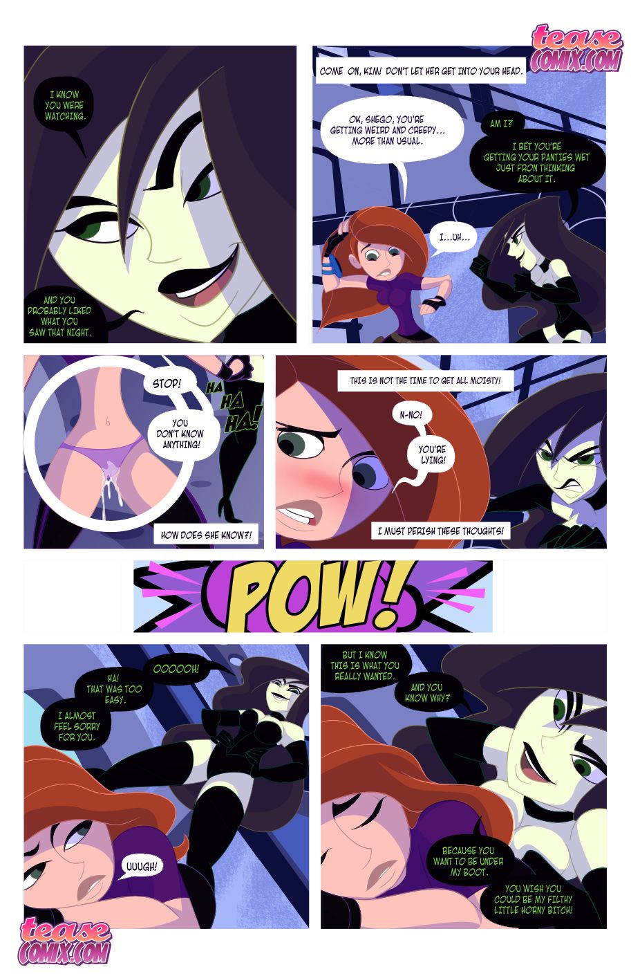 Kinky Possible – A Villain’s Bitch Remastered (Kim Possible) [Tease Comix] - Chapter 2 — Page 5
