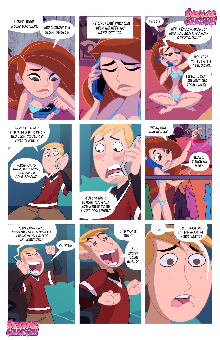 Kinky Possible – A Villain’s Bitch Remastered (Kim Possible) [Tease Comix] - Chapter 2 — Page 8
