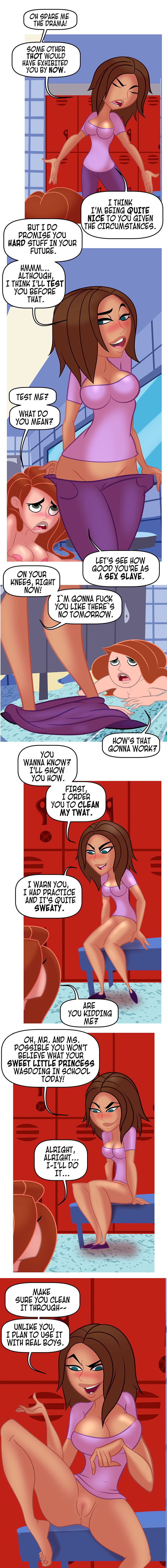 Kinky Possible – A Villain’s Bitch Remastered (Kim Possible) [Tease Comix] - Chapter 3 — Page 28
