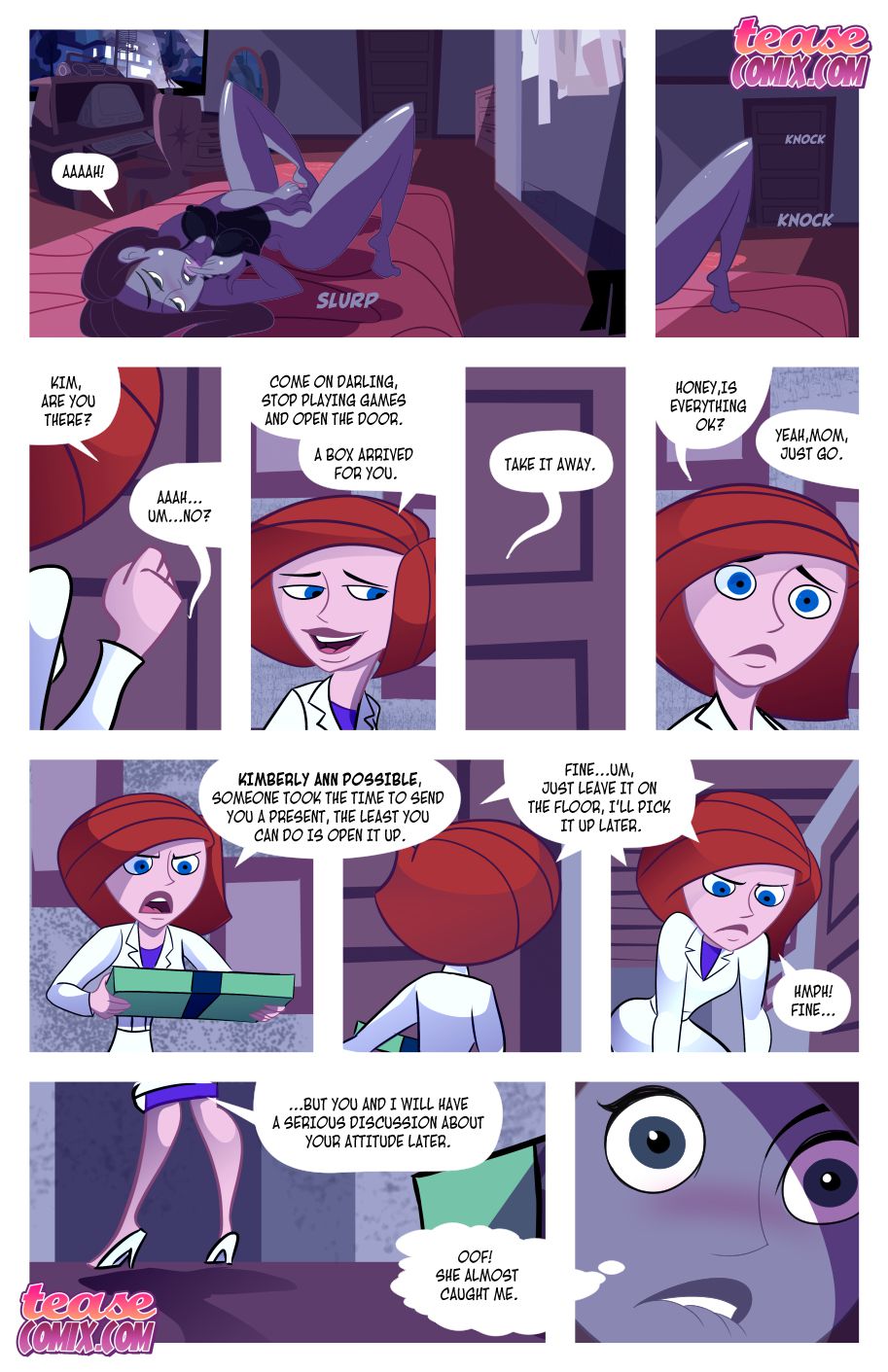Kinky Possible – A Villain’s Bitch Remastered (Kim Possible) [Tease Comix] - Chapter 1 — Page 21