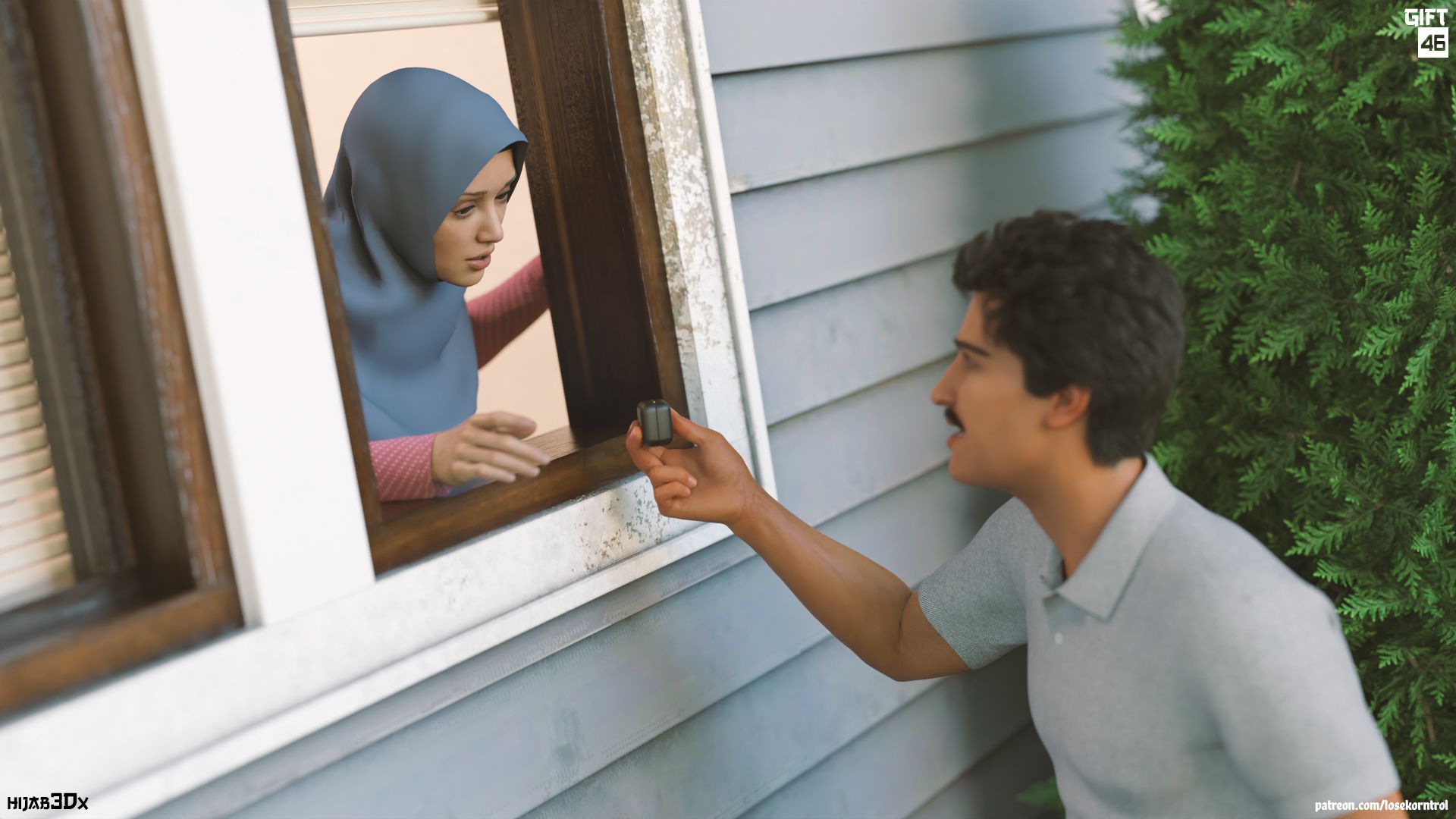 Gift [LoseKorntrol , Hijab 3DX] - Chapter 1 — Page 47