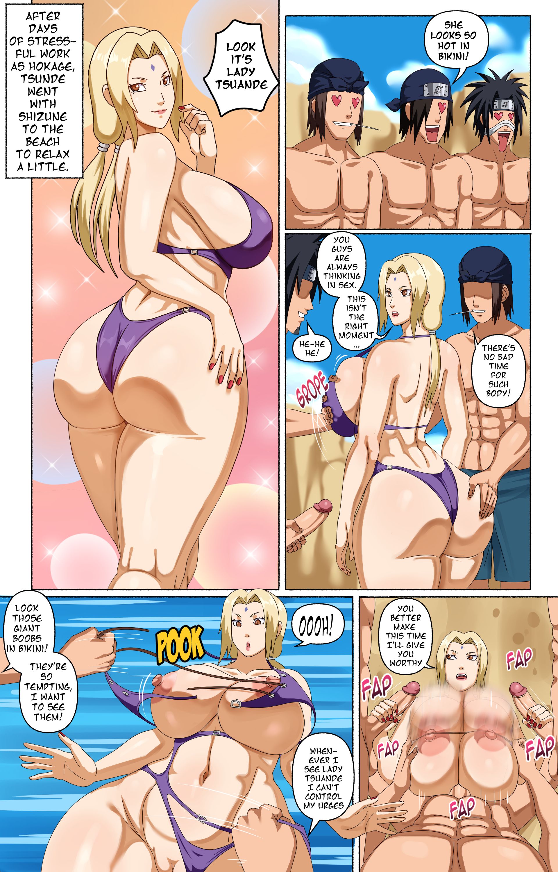 Tsunade and her Assistants (Naruto) [Pink Pawg] - Chapter 1 — Page 19