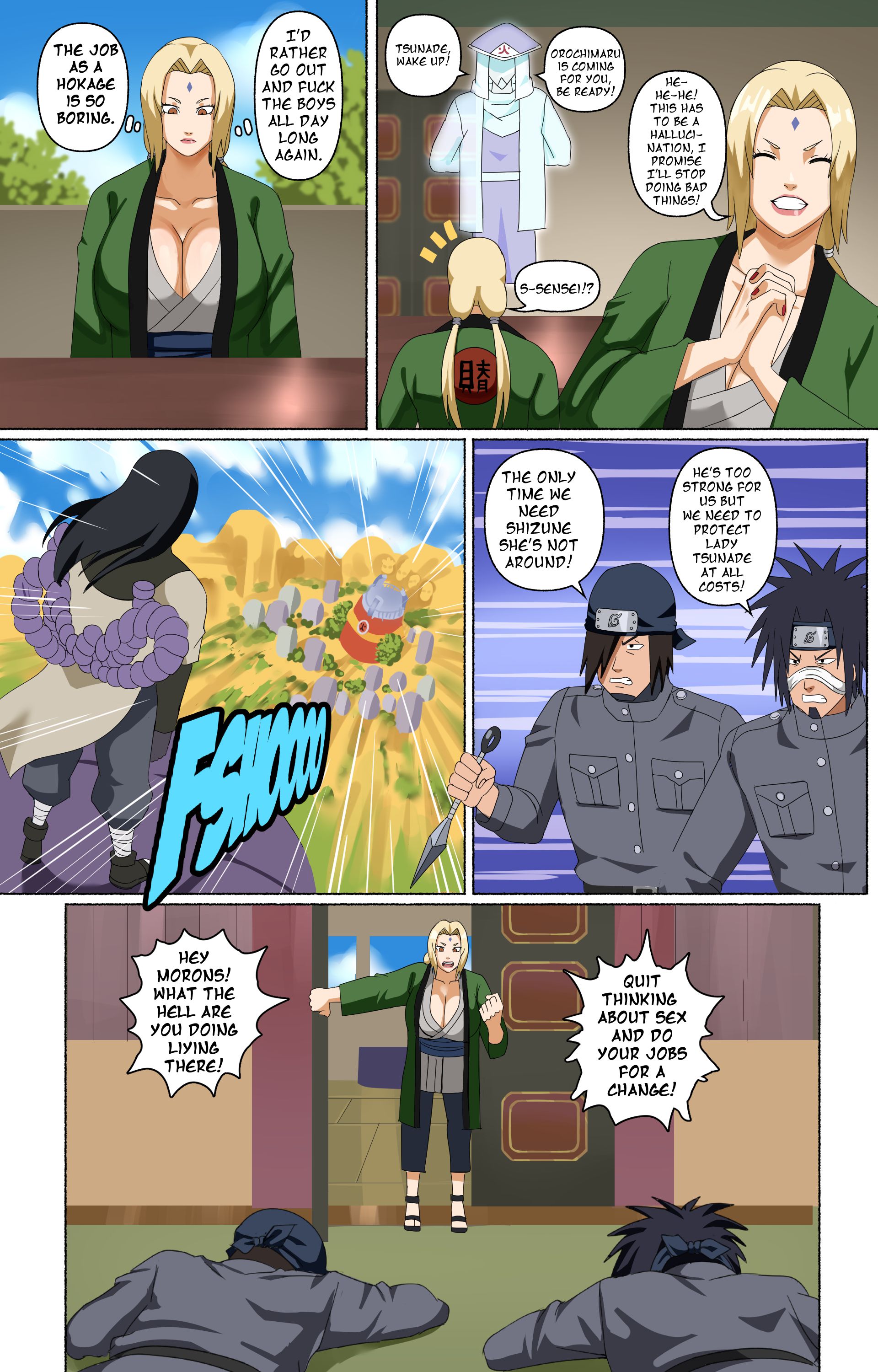 Tsunade and her Assistants (Naruto) [Pink Pawg] - Chapter 1 — Page 23
