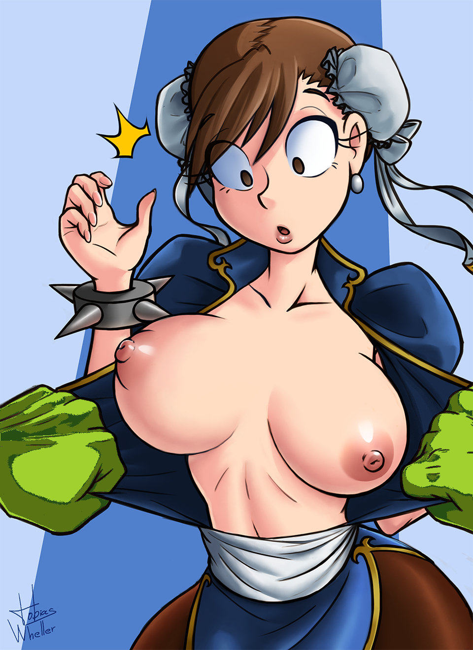 A Shocking Conclusion! (Street Fighter) [TSFSingularity] - Chapter 1 — Page 7