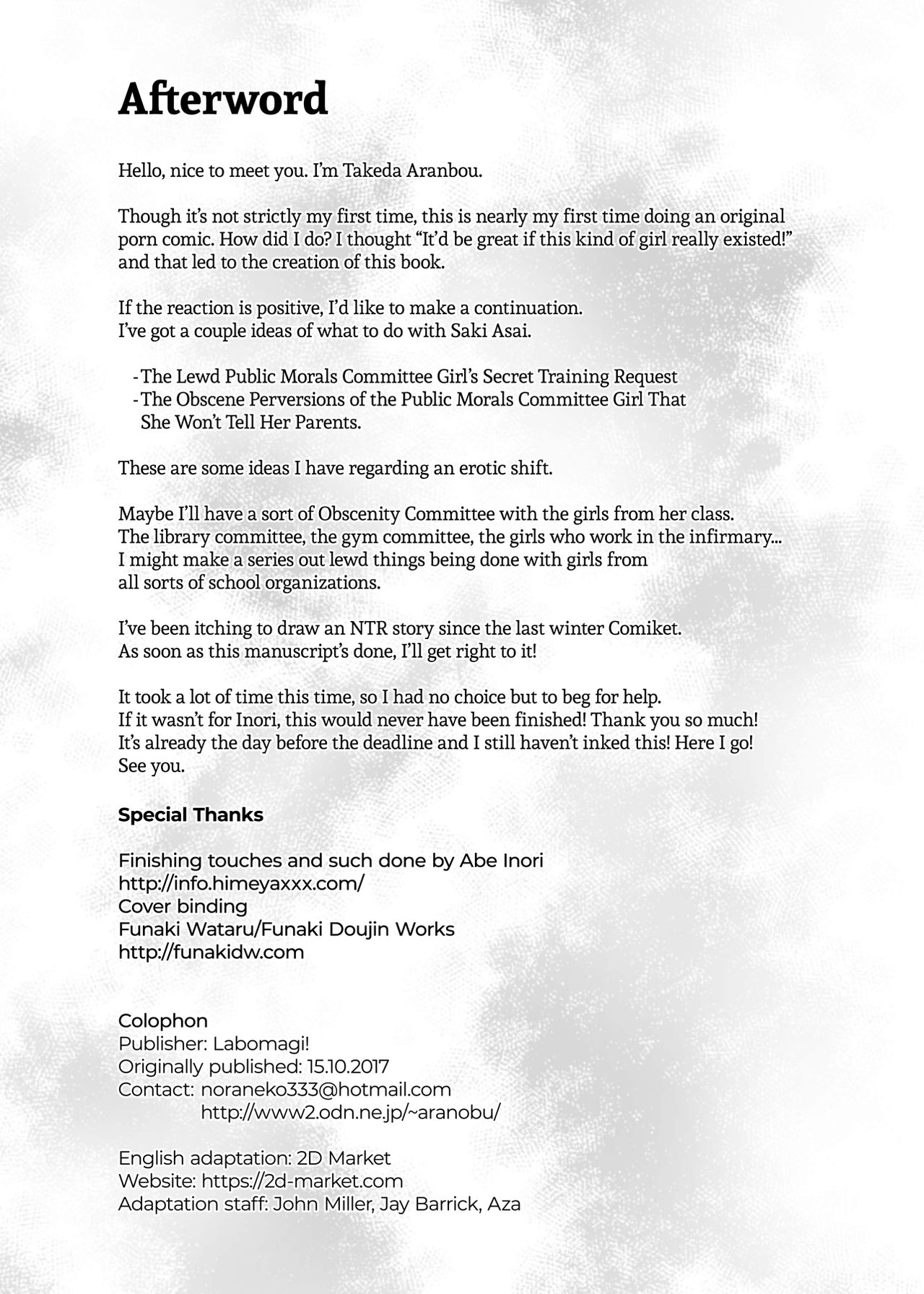 The Perverted Virgin Public Morals Committee Member’s Secret Naughty Request [Takeda Aranobu] - Chapter 1 — Page 26