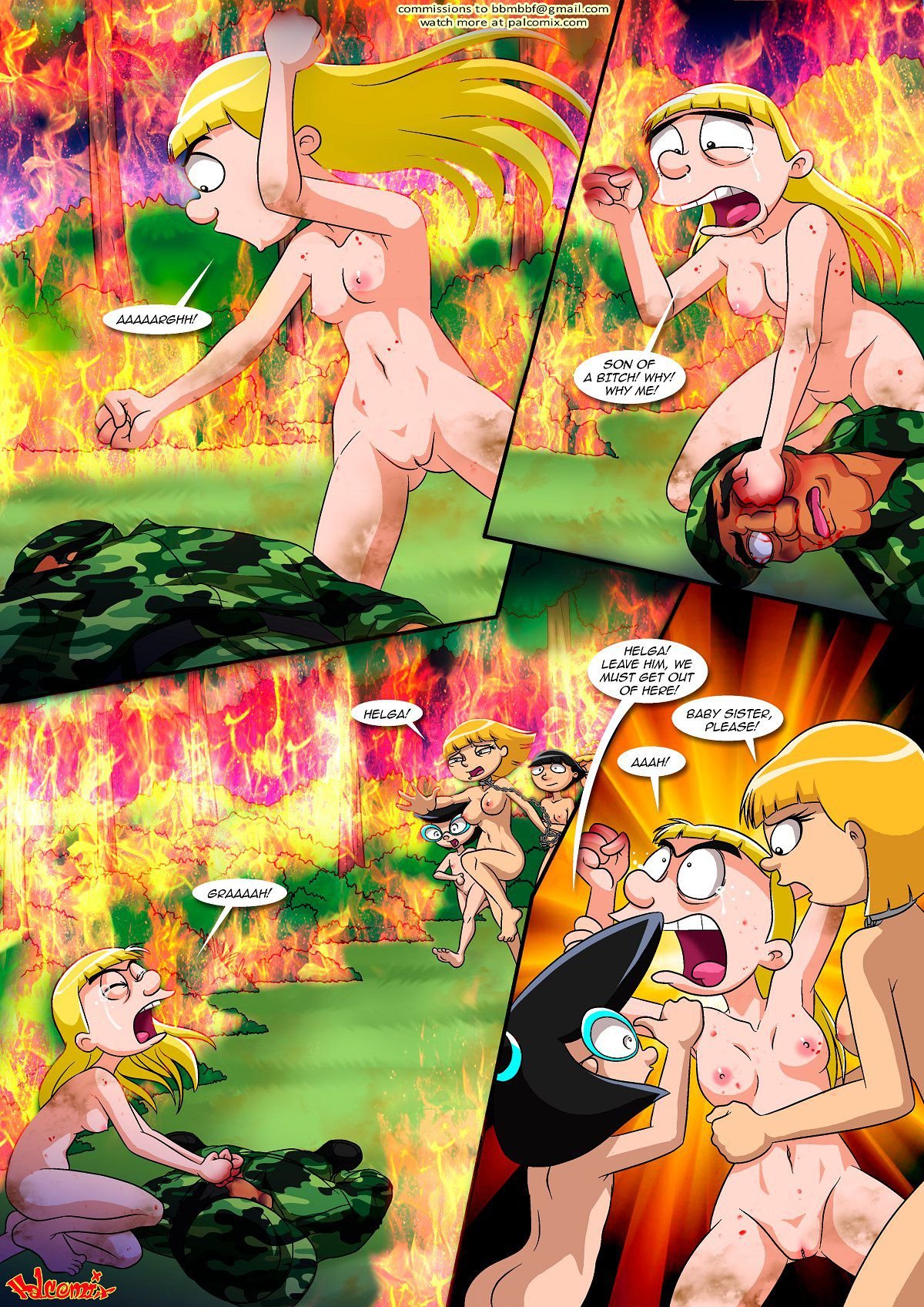 Jungle Hell (Hey Arnold!) [Palcomix] - Chapter 4 — Page 14