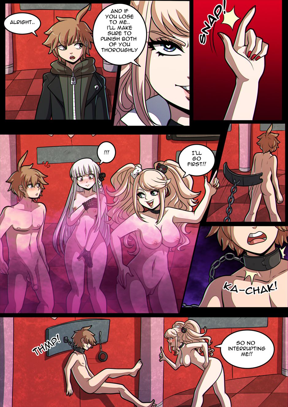 Junko’s Despair Game (Danganronpa) [Kinkymation] - Chapter 1 — Page 10