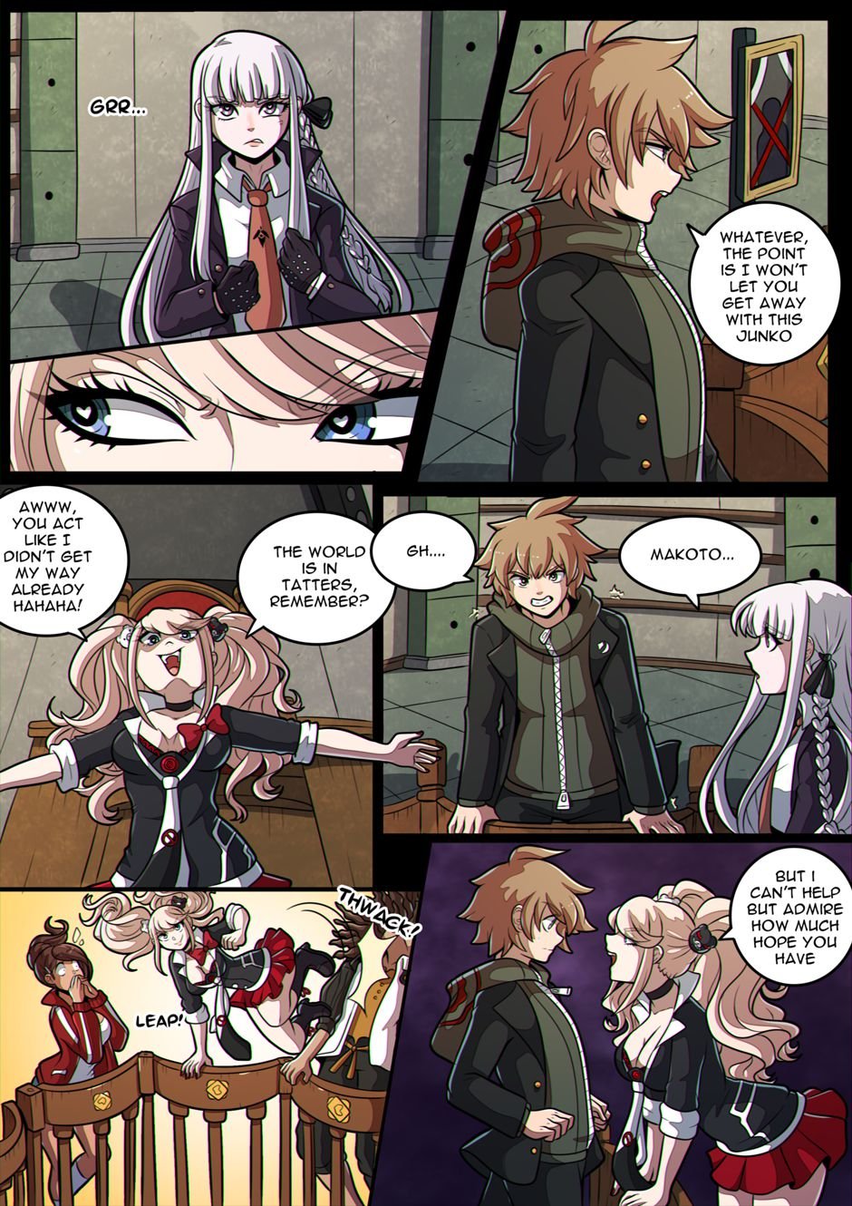 Junko’s Despair Game (Danganronpa) [Kinkymation] - Chapter 1 — Page 4