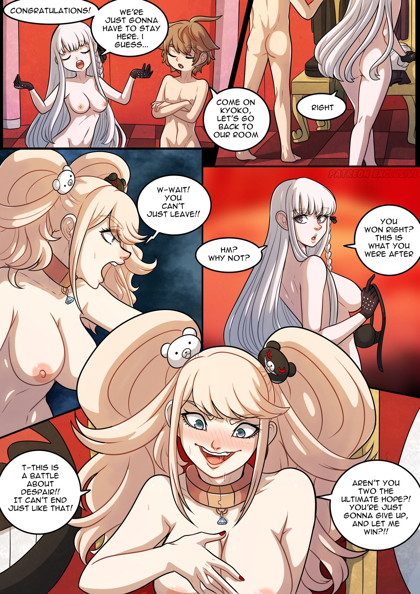 Junko’s Despair Game (Danganronpa) [Kinkymation] - Chapter 3 — Page 4