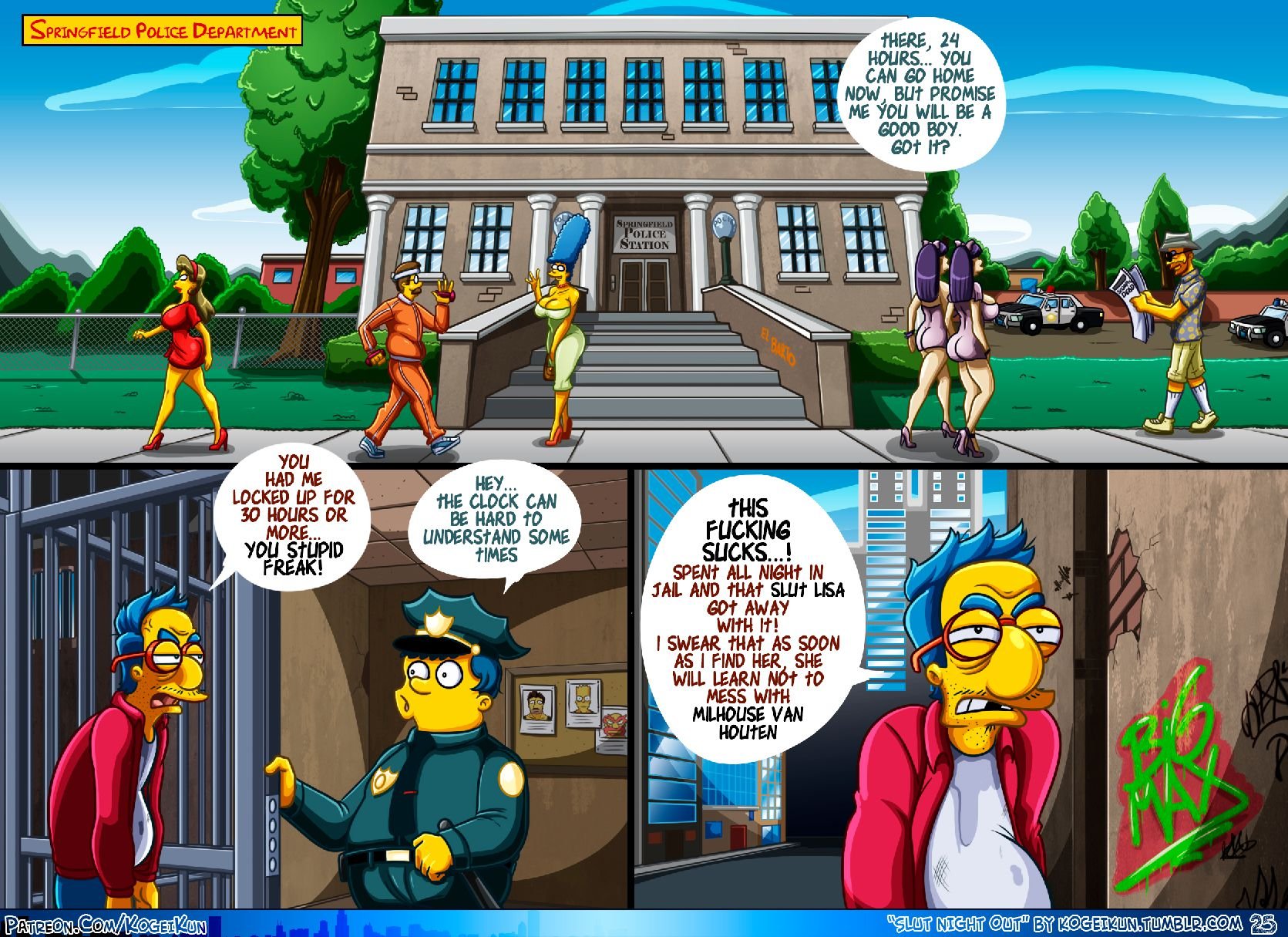 Slut Night Out (The Simpsons) [KogeiKun] - Chapter 1 — Page 26