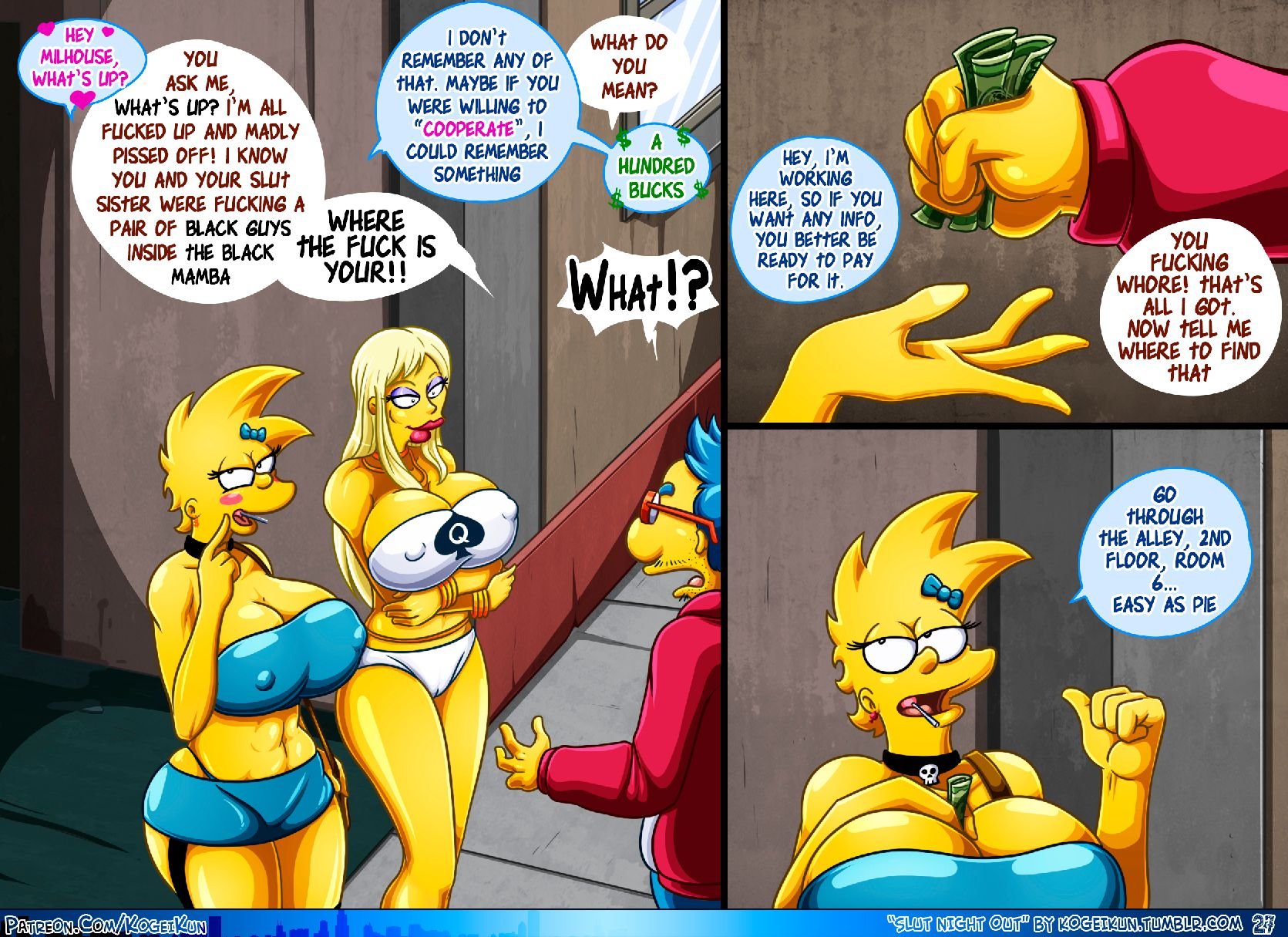 Slut Night Out (The Simpsons) [KogeiKun] - Chapter 1 — Page 28