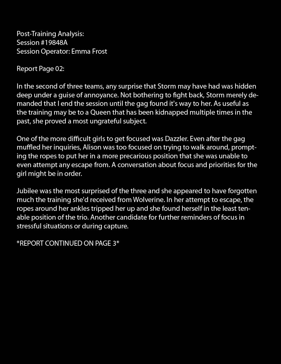 Emma Frost’s Special Training (X-Men) [Ganassa] - Chapter 1 — Page 4