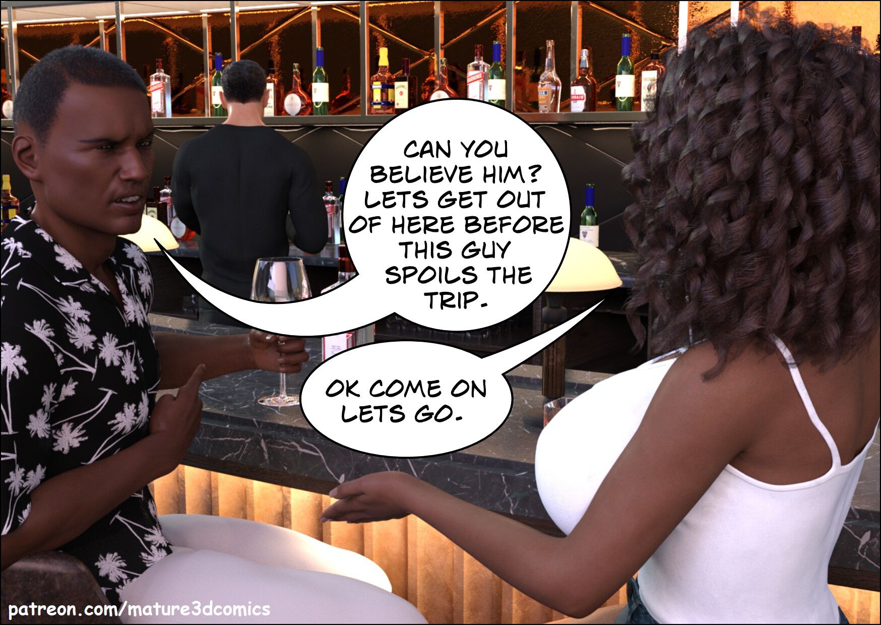 Private Affairs [Mature3DComics] - Chapter 2 — Page 7