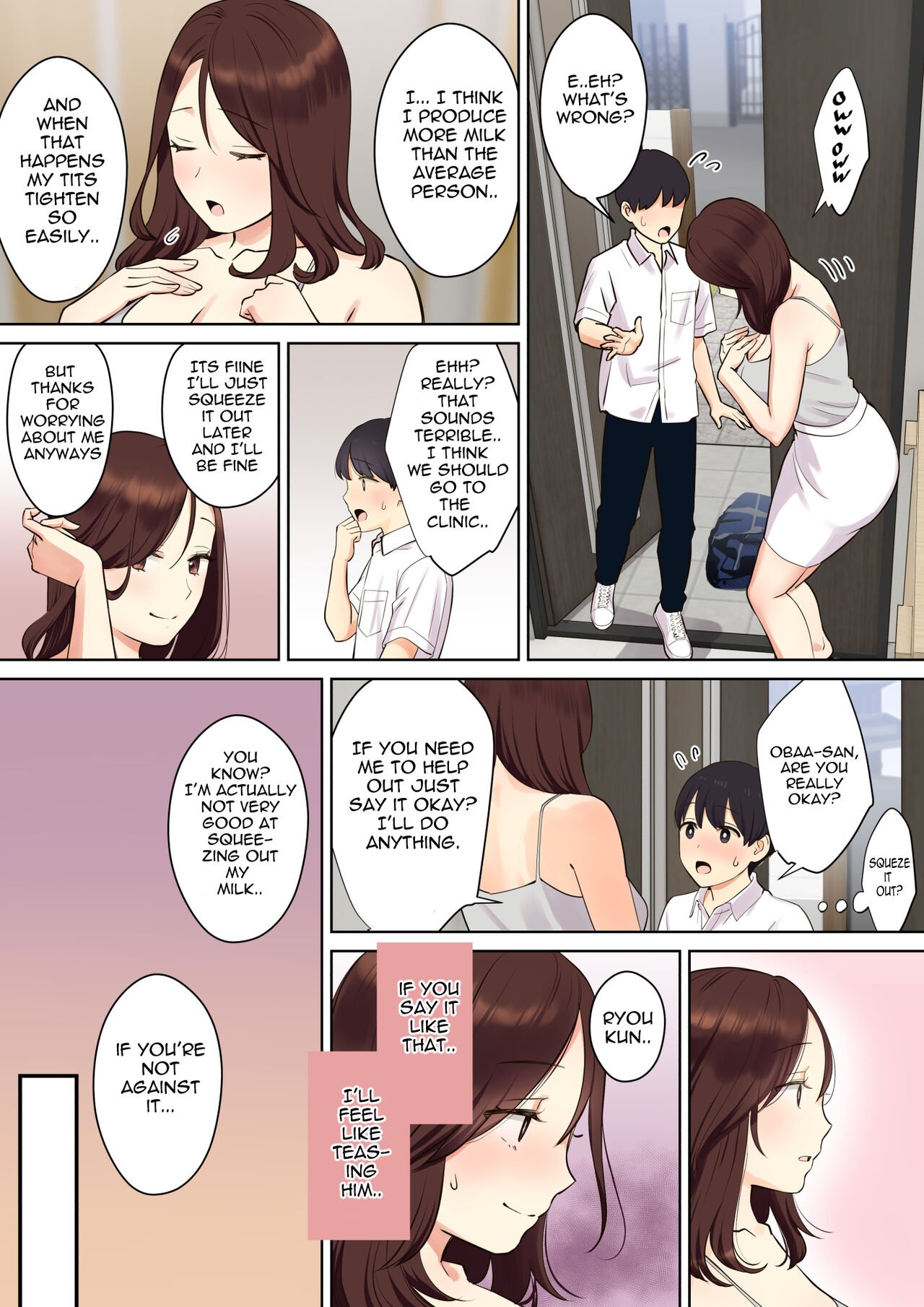 A Story about a Boy Getting His Virginity Stolen by His (Girl) Friend’s Mom [Oshima Aki] - Chapter 1 — Page 18