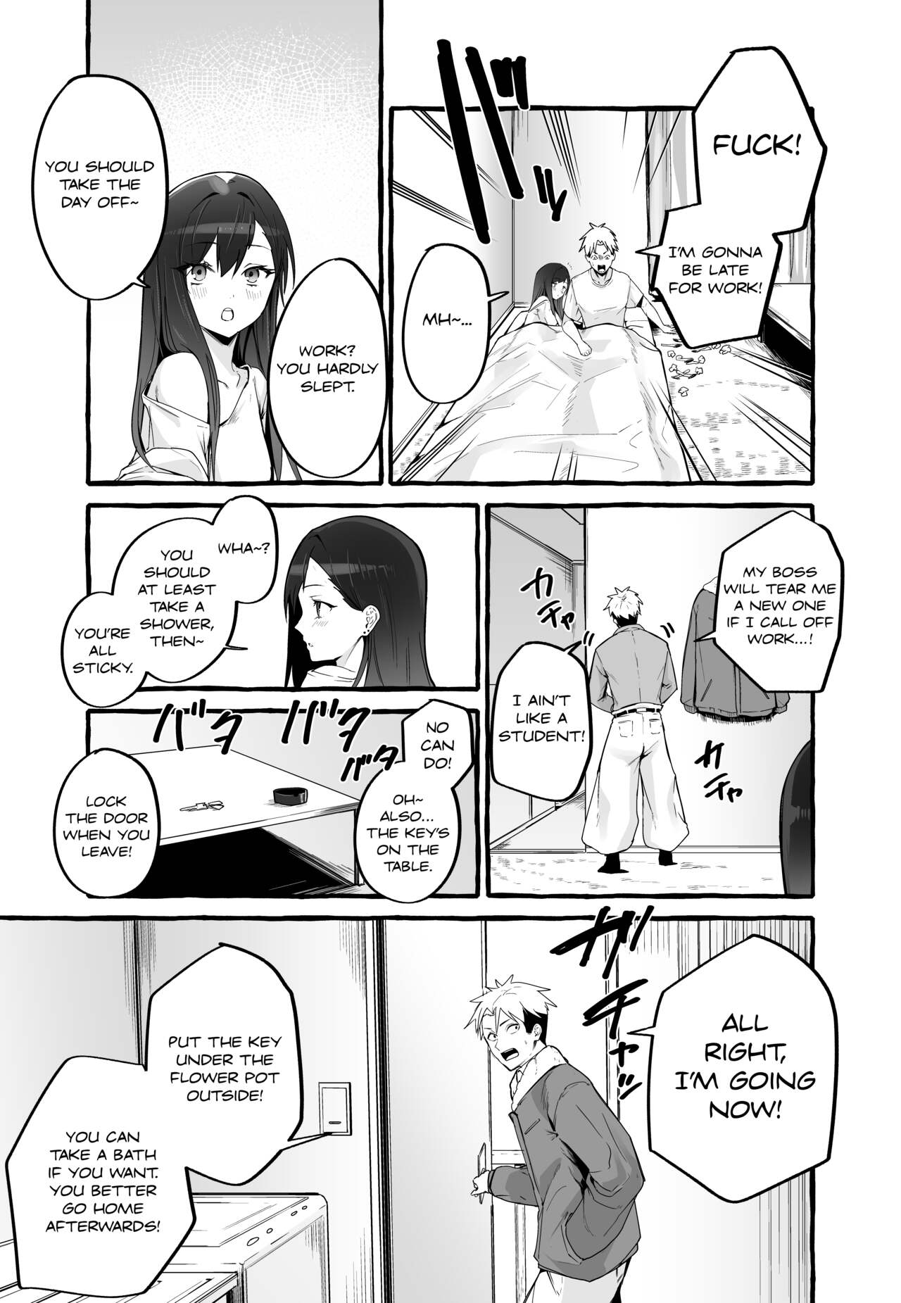 A Story About How I Let My Busty Ex-Girlfriend Stay Over and Got Milked Dry in Return [Fuguta-ke] - Chapter 1 — Page 26