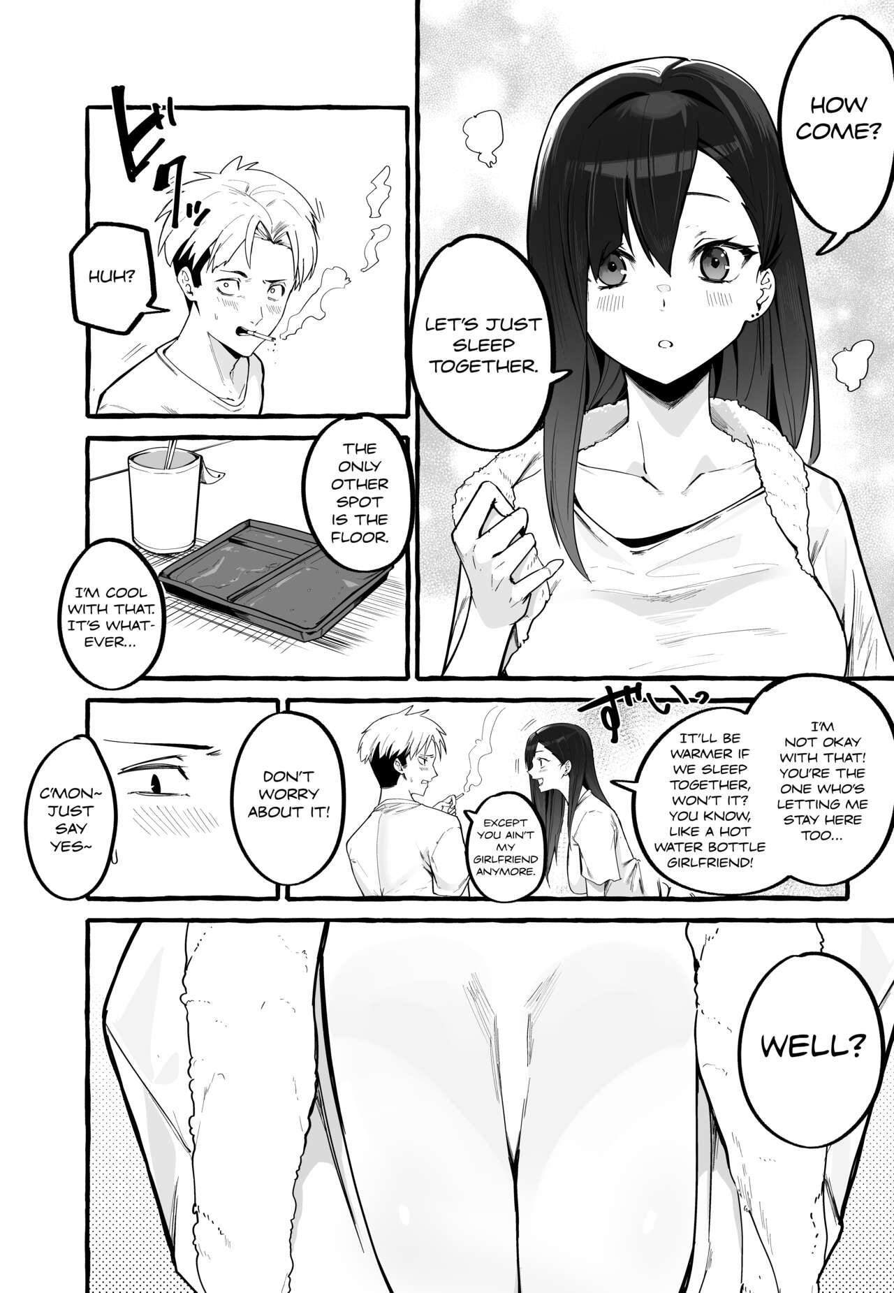 A Story About How I Let My Busty Ex-Girlfriend Stay Over and Got Milked Dry in Return [Fuguta-ke] - Chapter 1 — Page 9